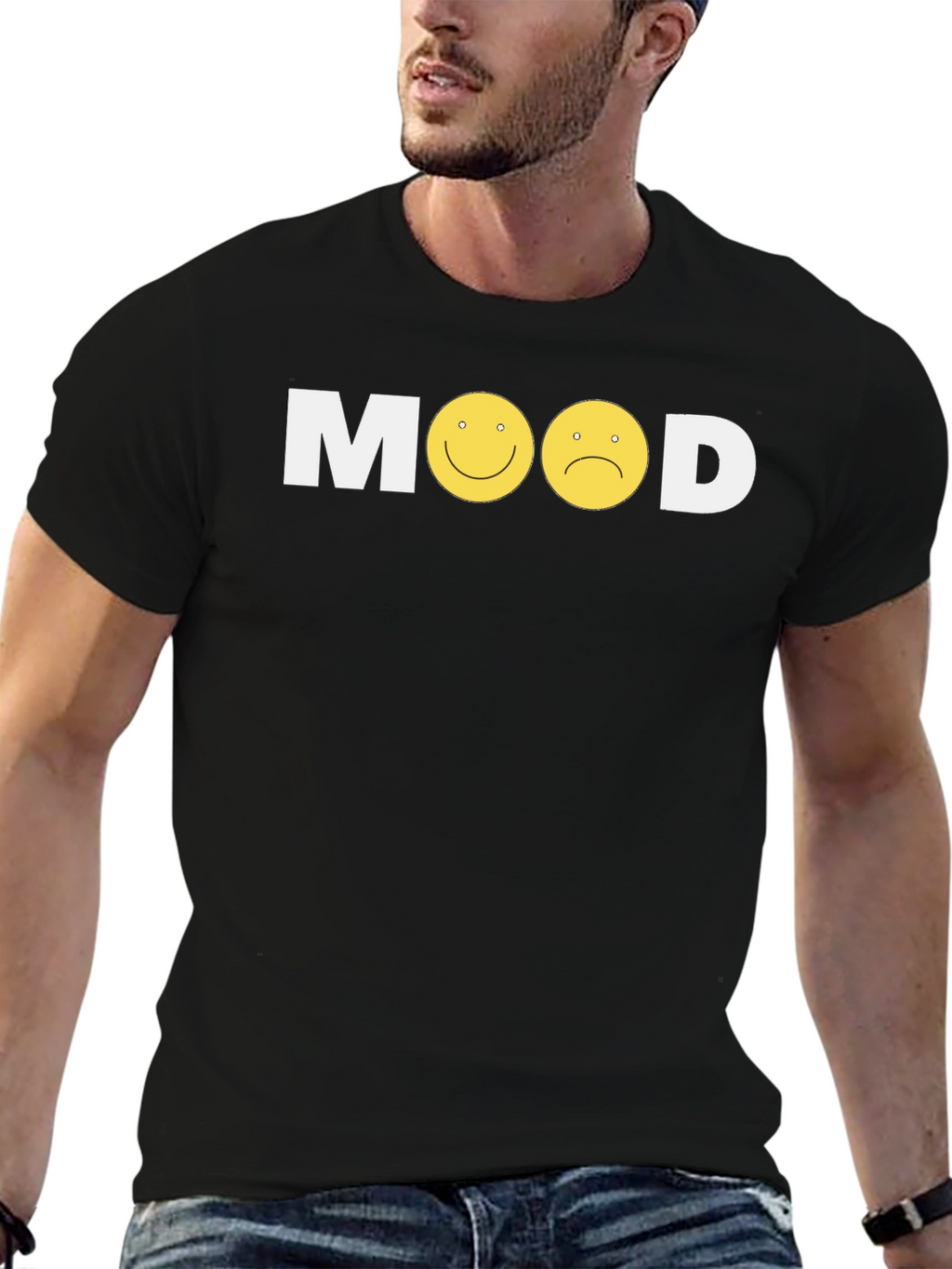 Mood Graphic Tee - Mens Black T-Shirt