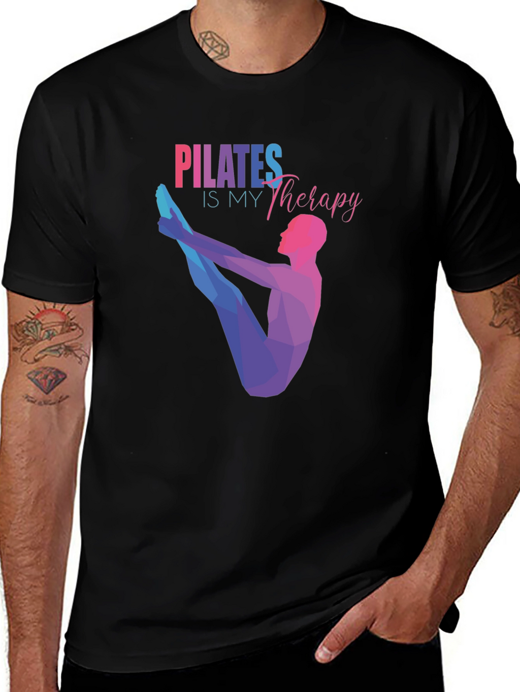 Pilates is My Therapy Graphic T-Shirt