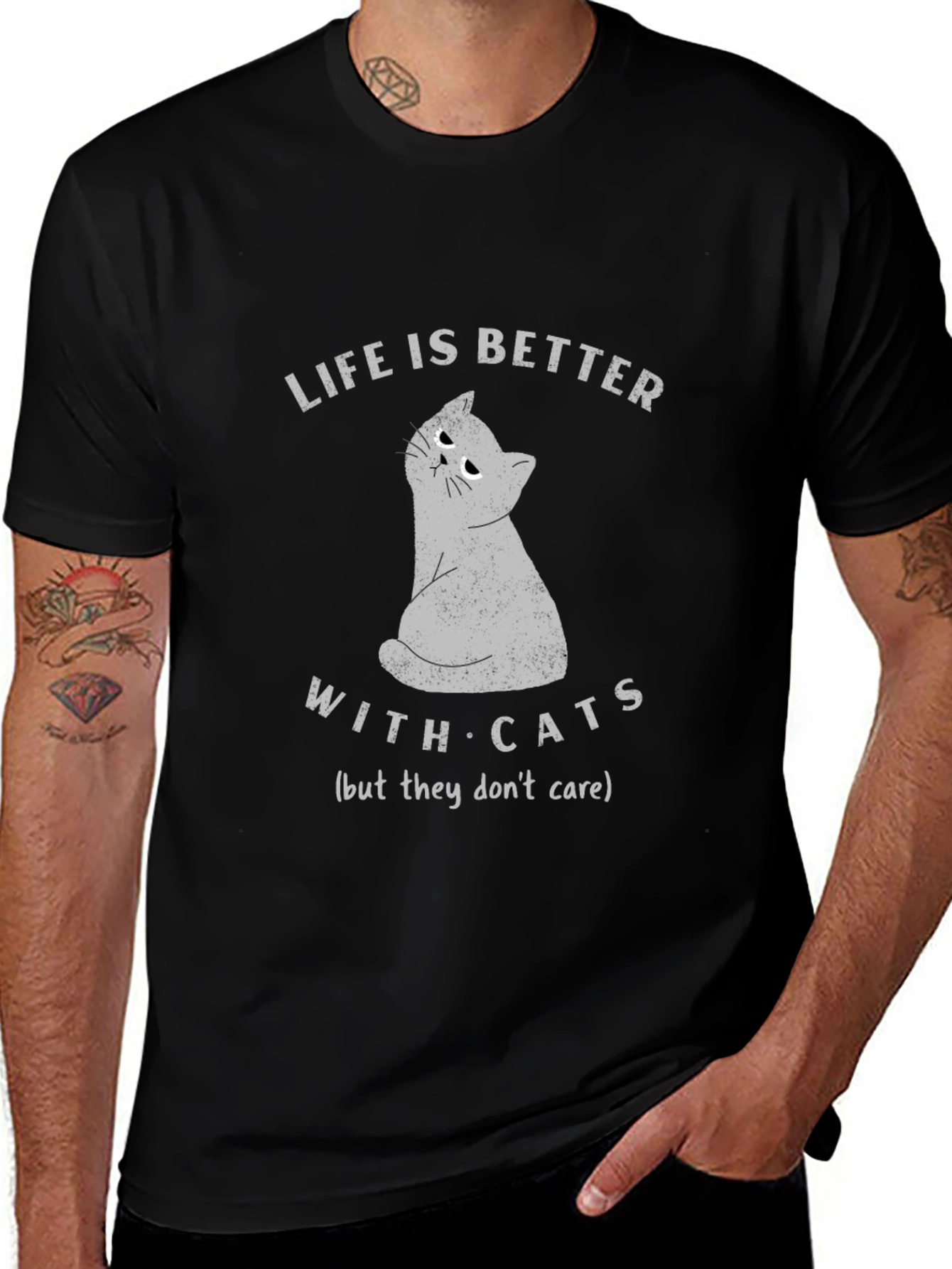 Life is Better With Cats T-Shirt