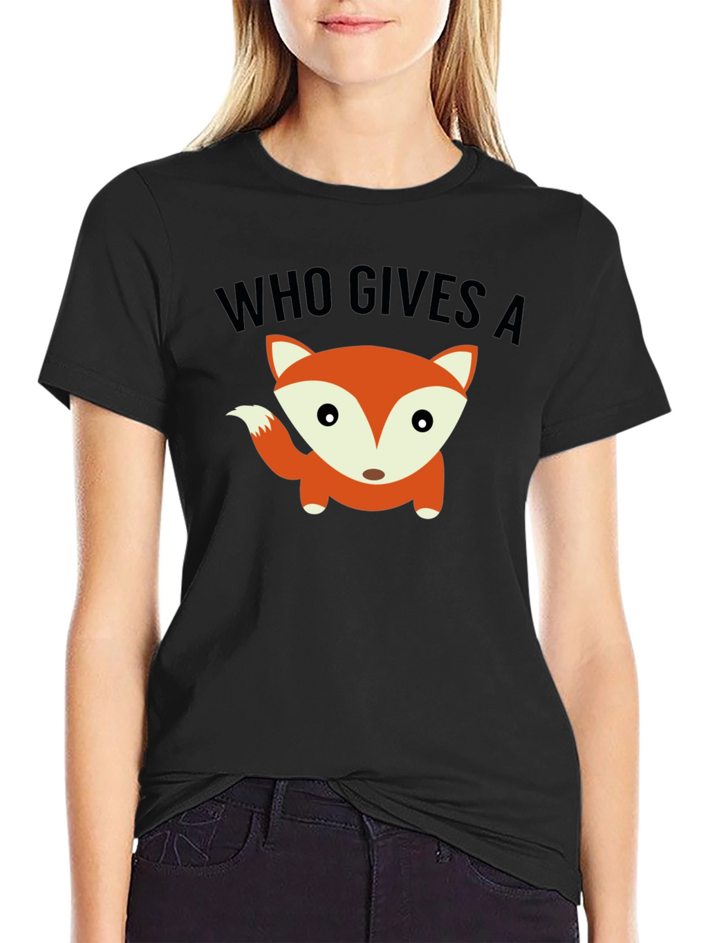 Who Gives a Fox Funny Graphic Tee