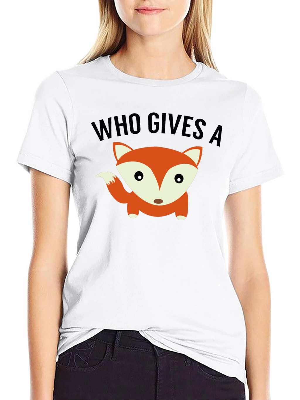 Who Gives a Fox Funny Graphic Tee