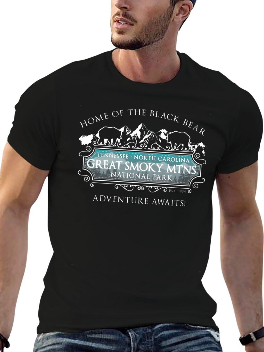 Great Smoky Mountains Black Bear T-Shirt