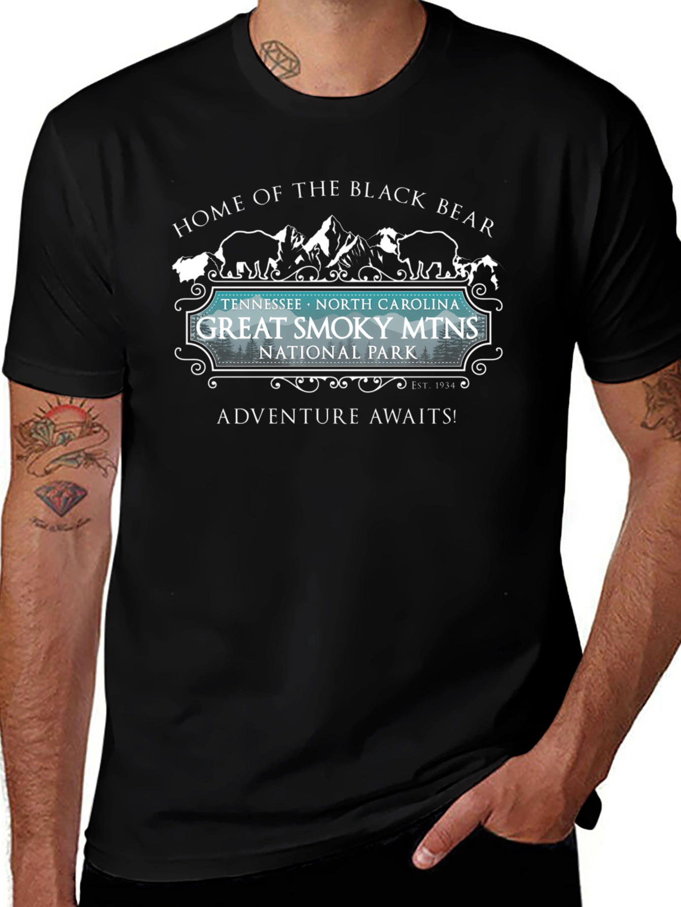 Great Smoky Mountains Black Bear T-Shirt