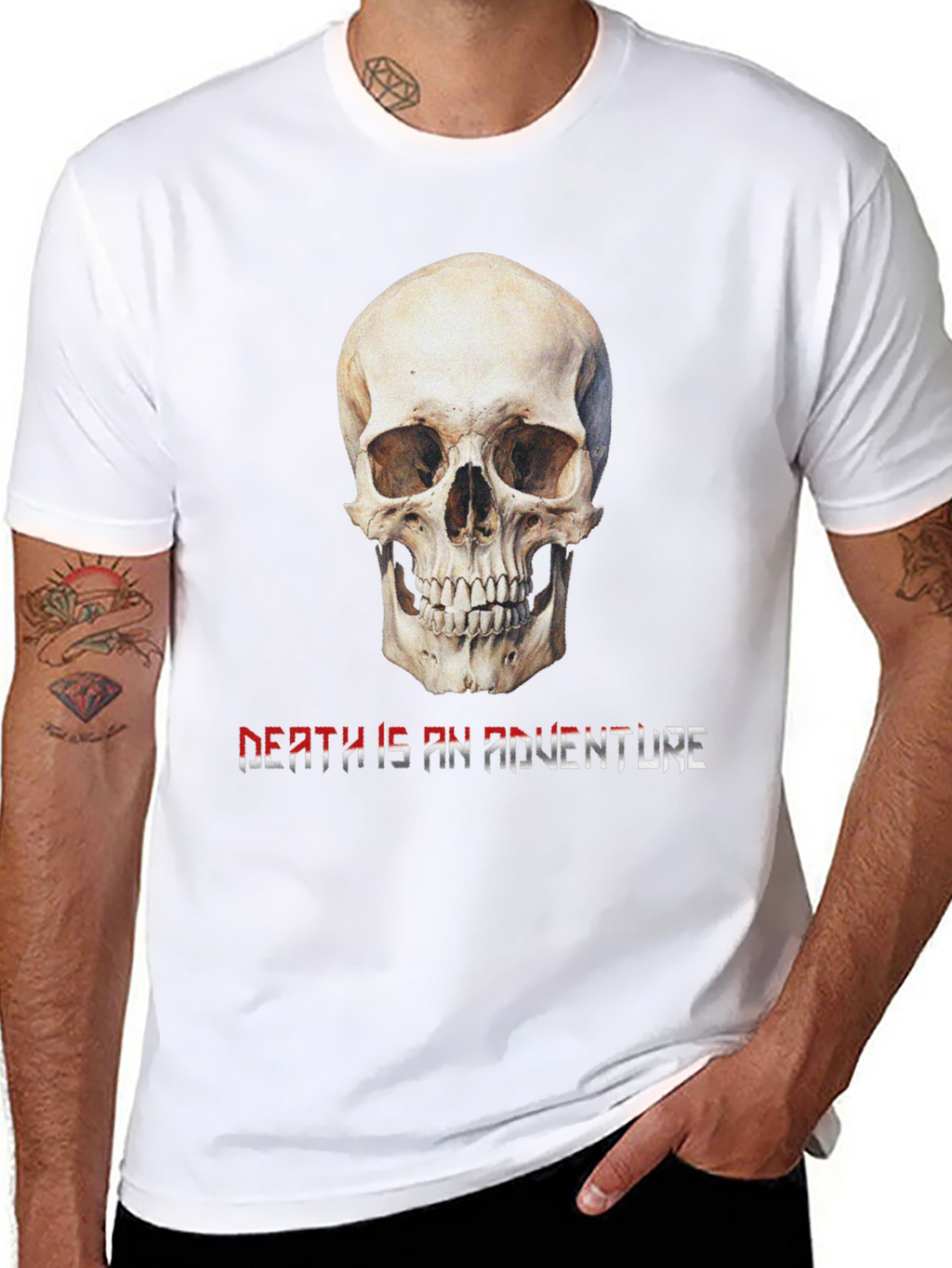 Skull Death is an Adventure Graphic Tee