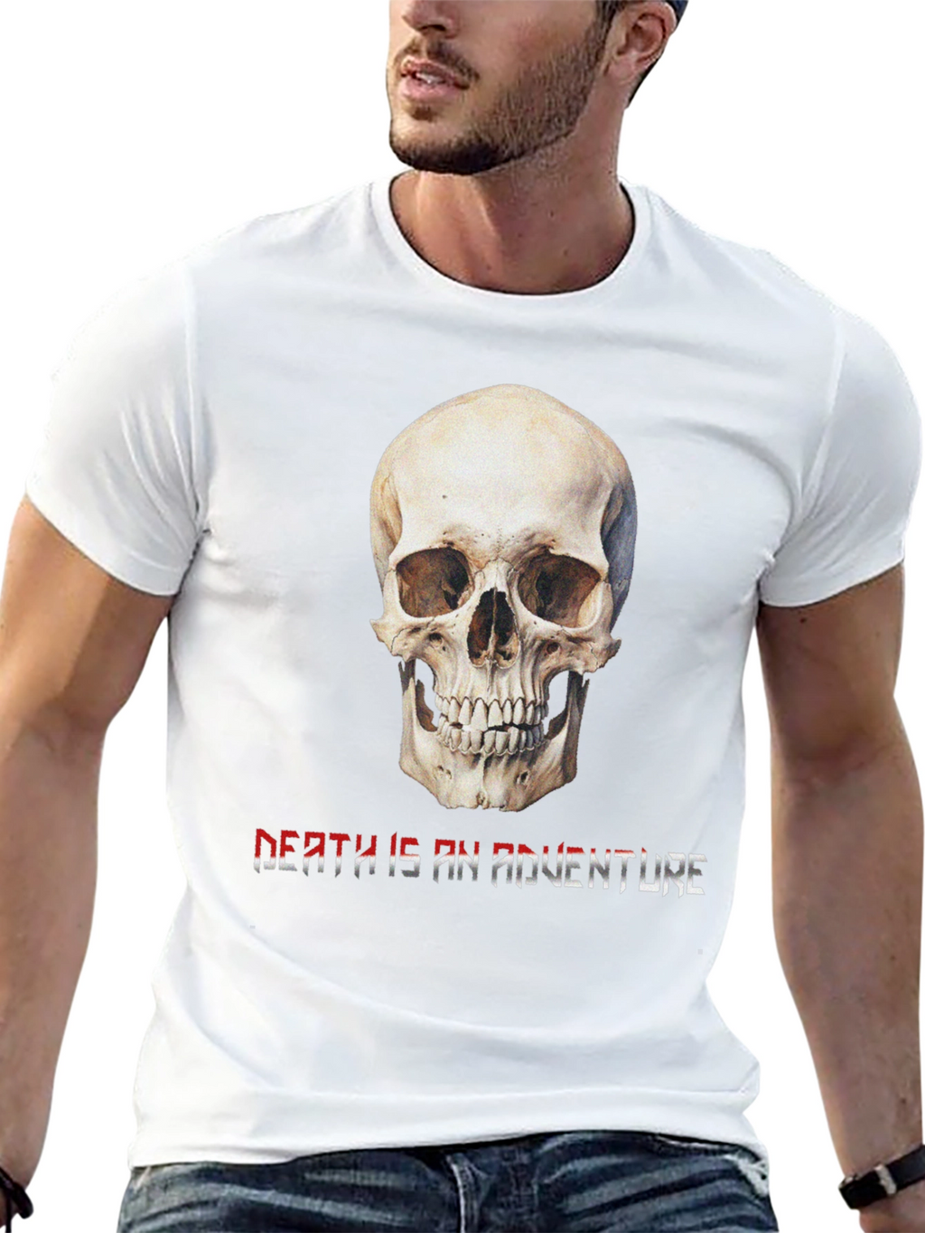 Skull Death is an Adventure Graphic Tee
