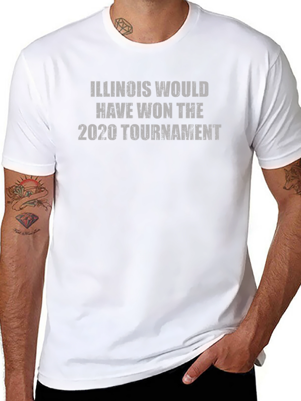 Illinois 2020 Tournament Black T-Shirt
