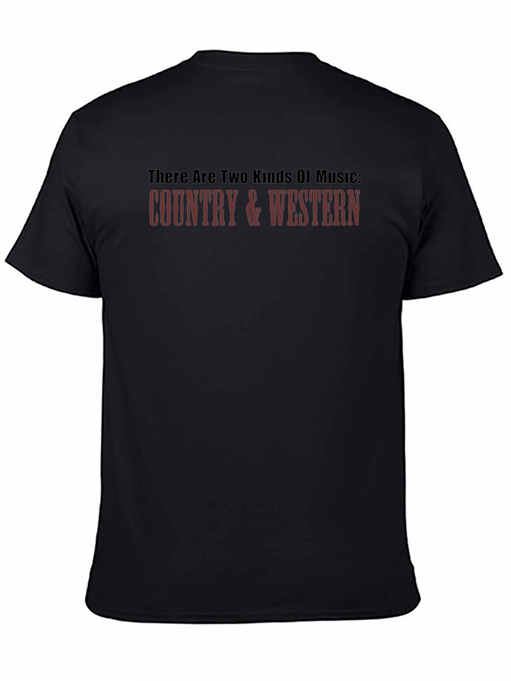Country & Western Music Graphic Tee - Black