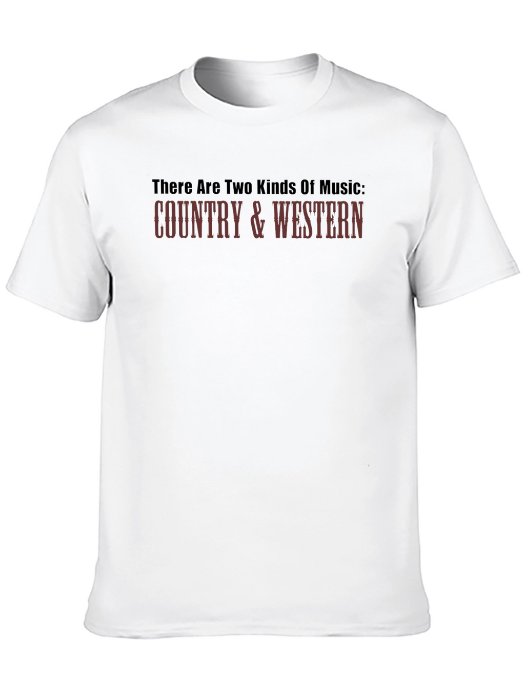 Country & Western Music Graphic Tee - Black