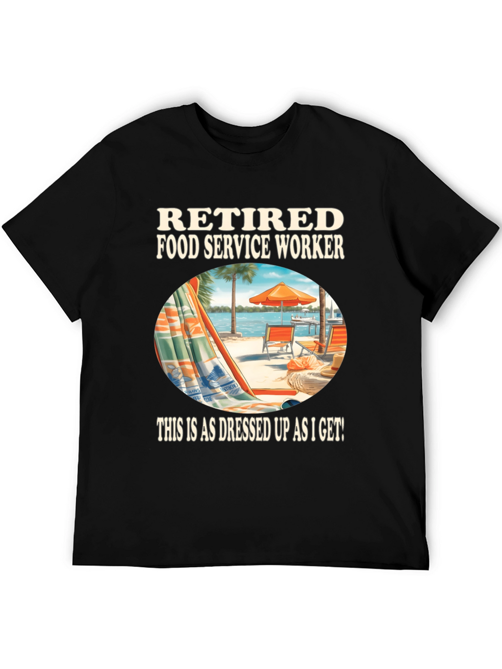 Retired Food Service Worker Graphic Tee
