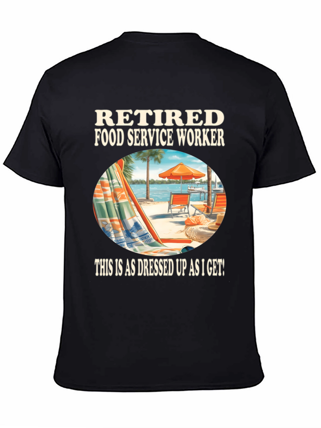 Retired Food Service Worker Graphic Tee