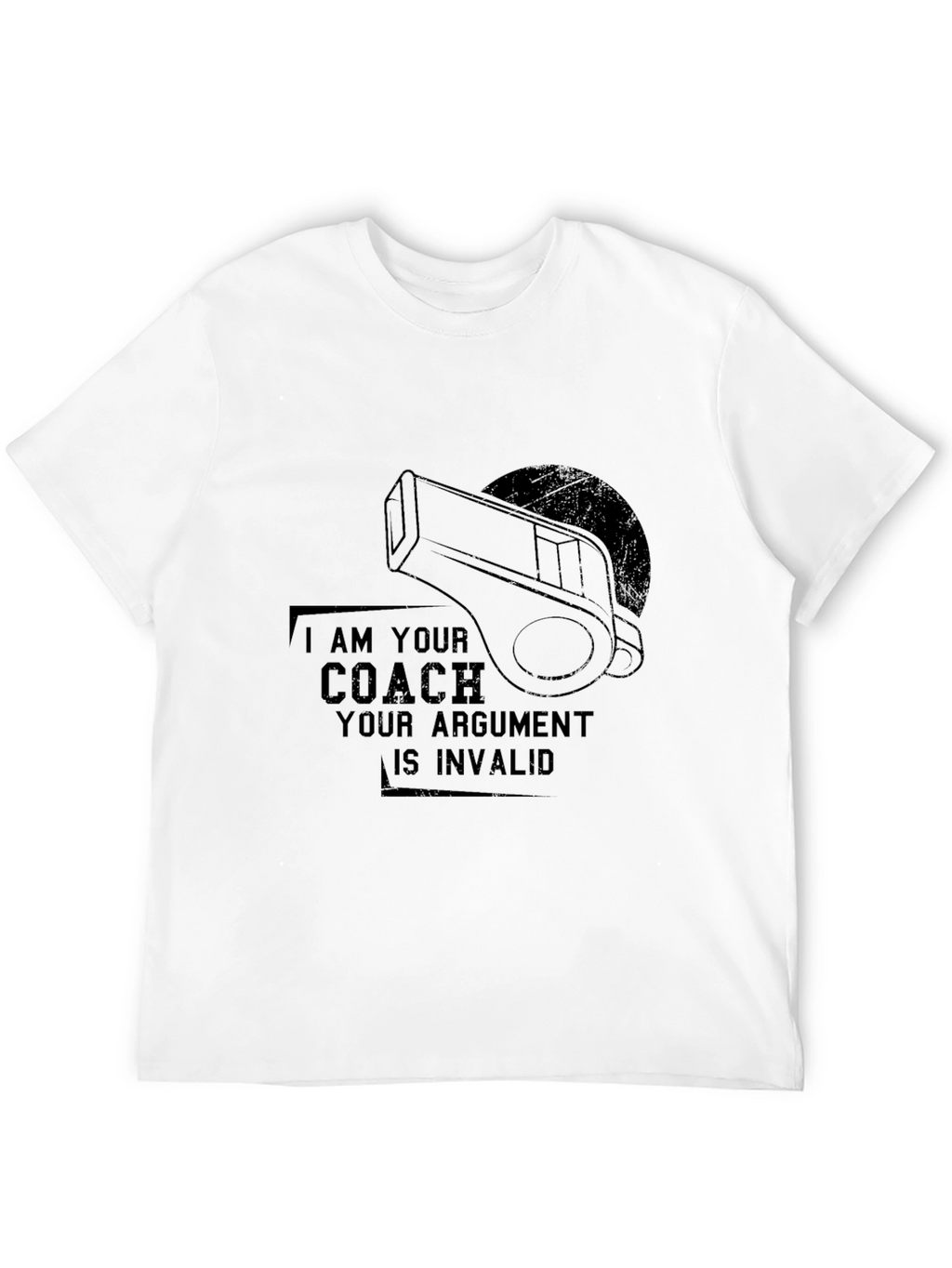 Coach Whistle T-Shirt - Your Argument Is Invalid