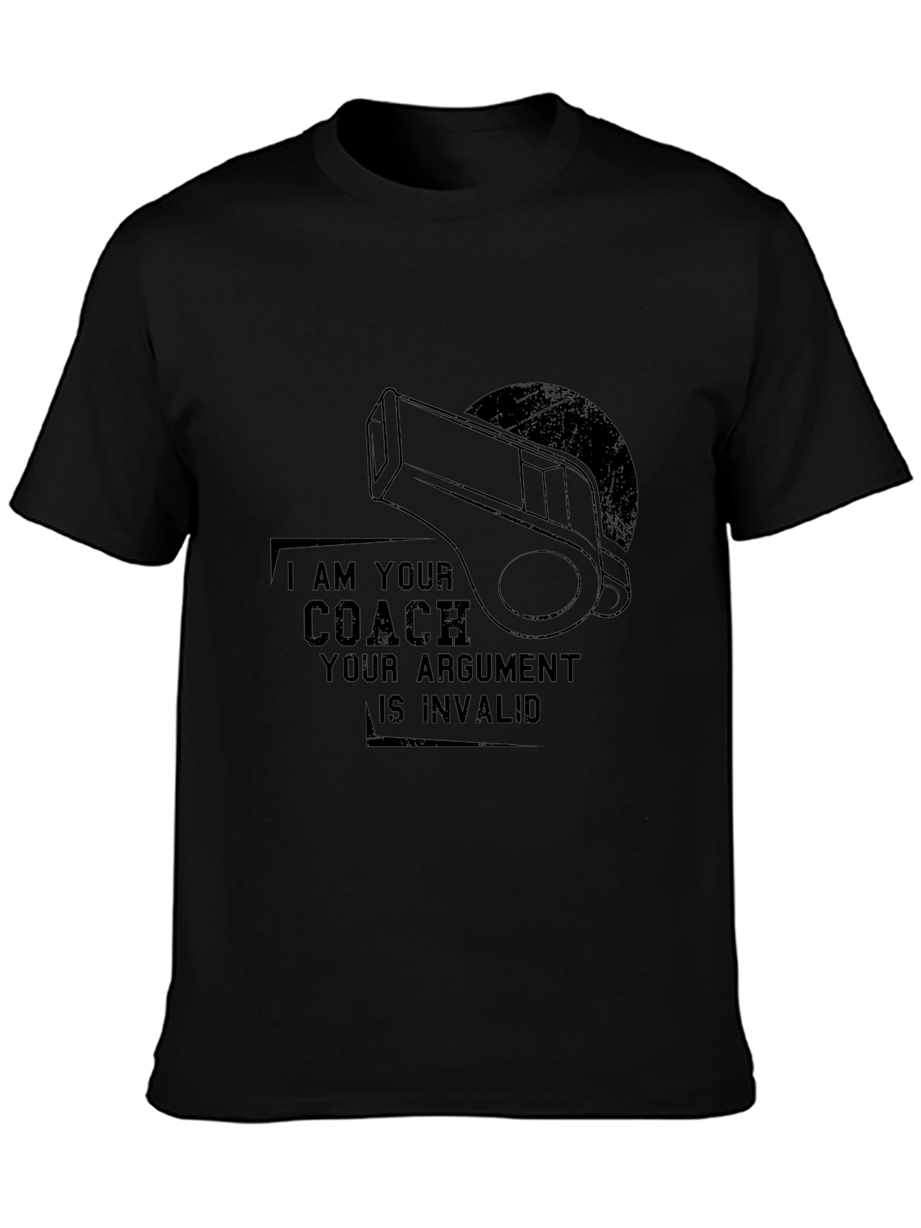 Coach Whistle T-Shirt - Your Argument Is Invalid