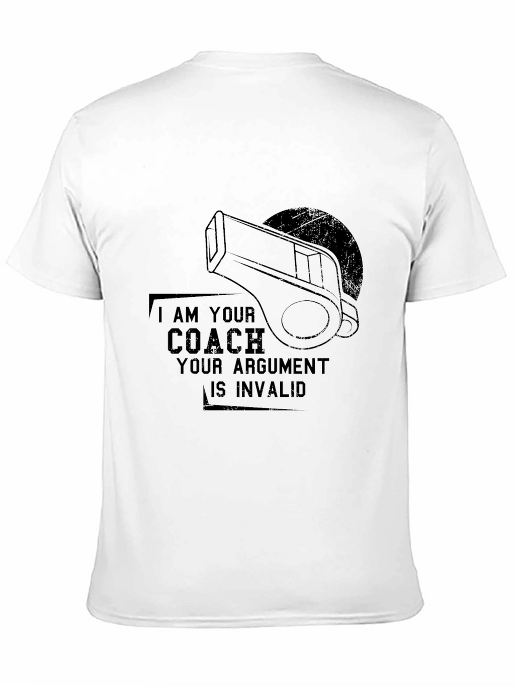 Coach Whistle T-Shirt - Your Argument Is Invalid