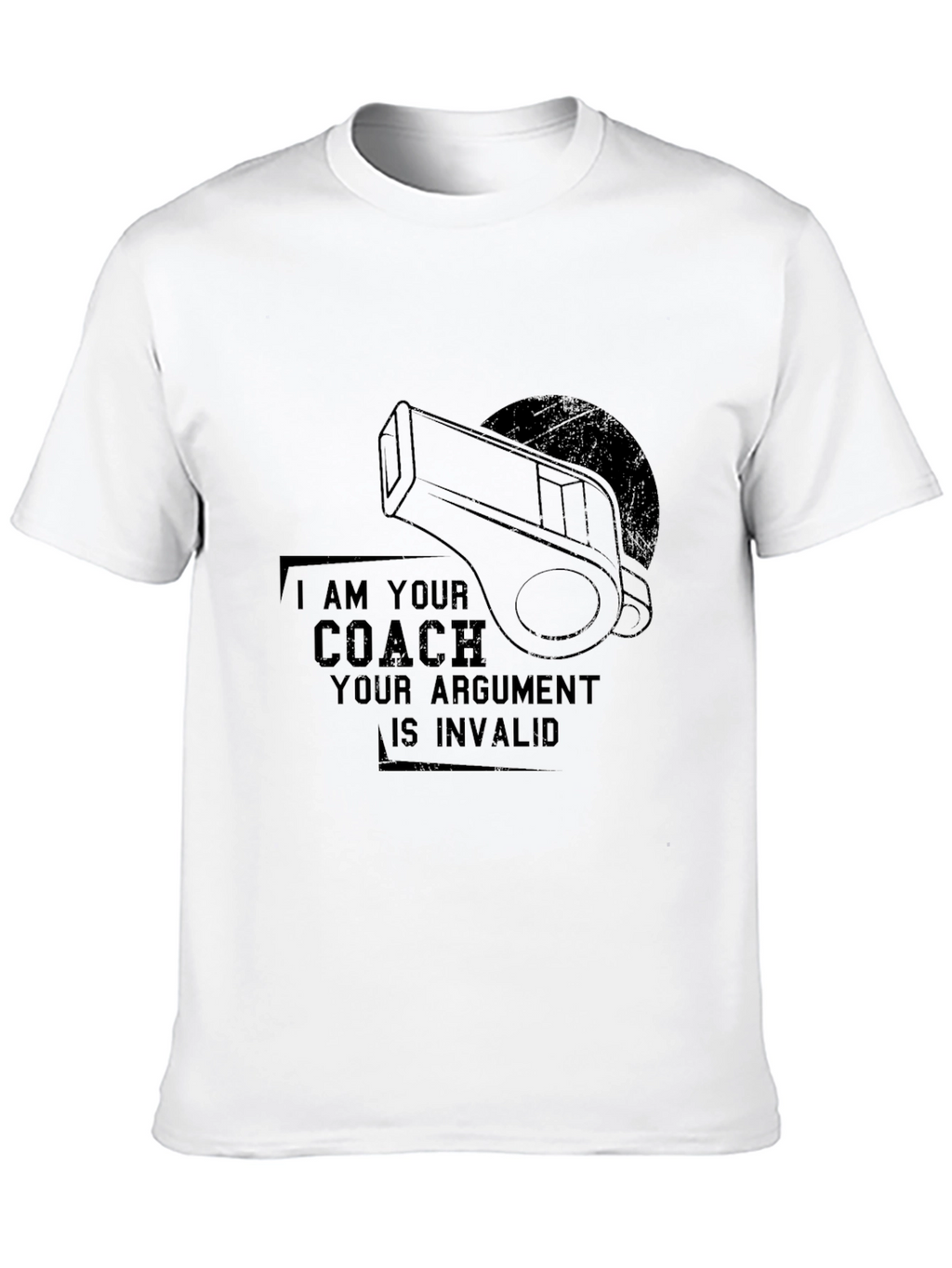 Coach Whistle T-Shirt - Your Argument Is Invalid