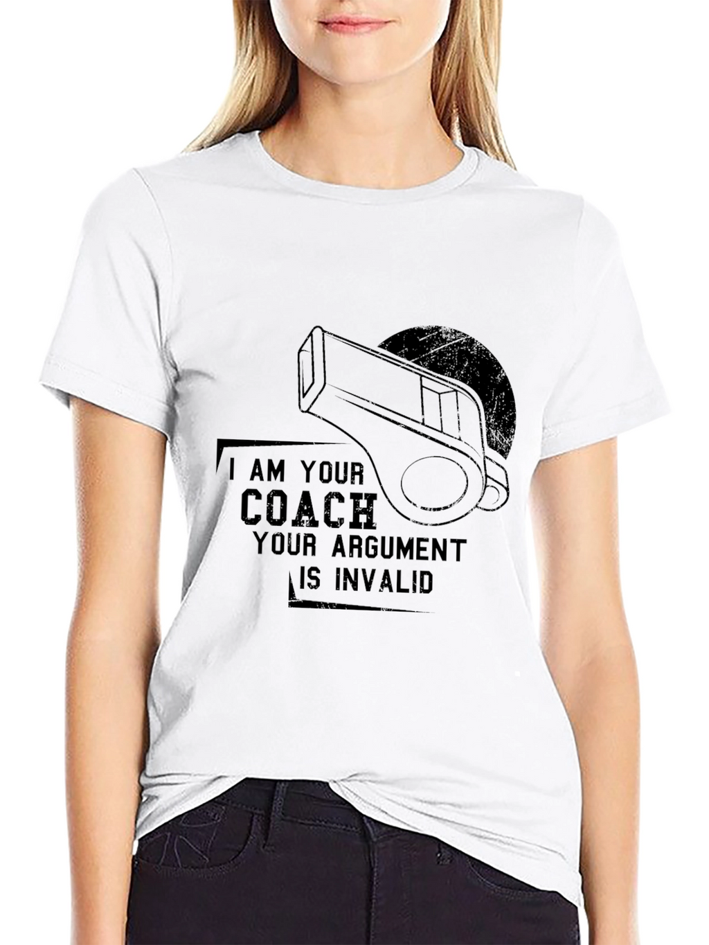Coach Whistle T-Shirt - Your Argument Is Invalid