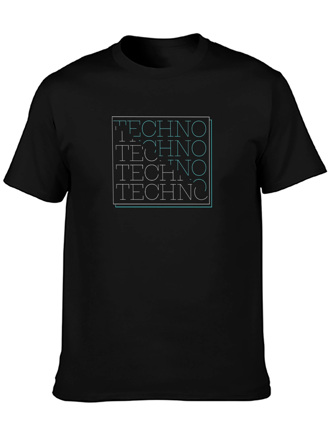 Techno Graphic Tee - Black
