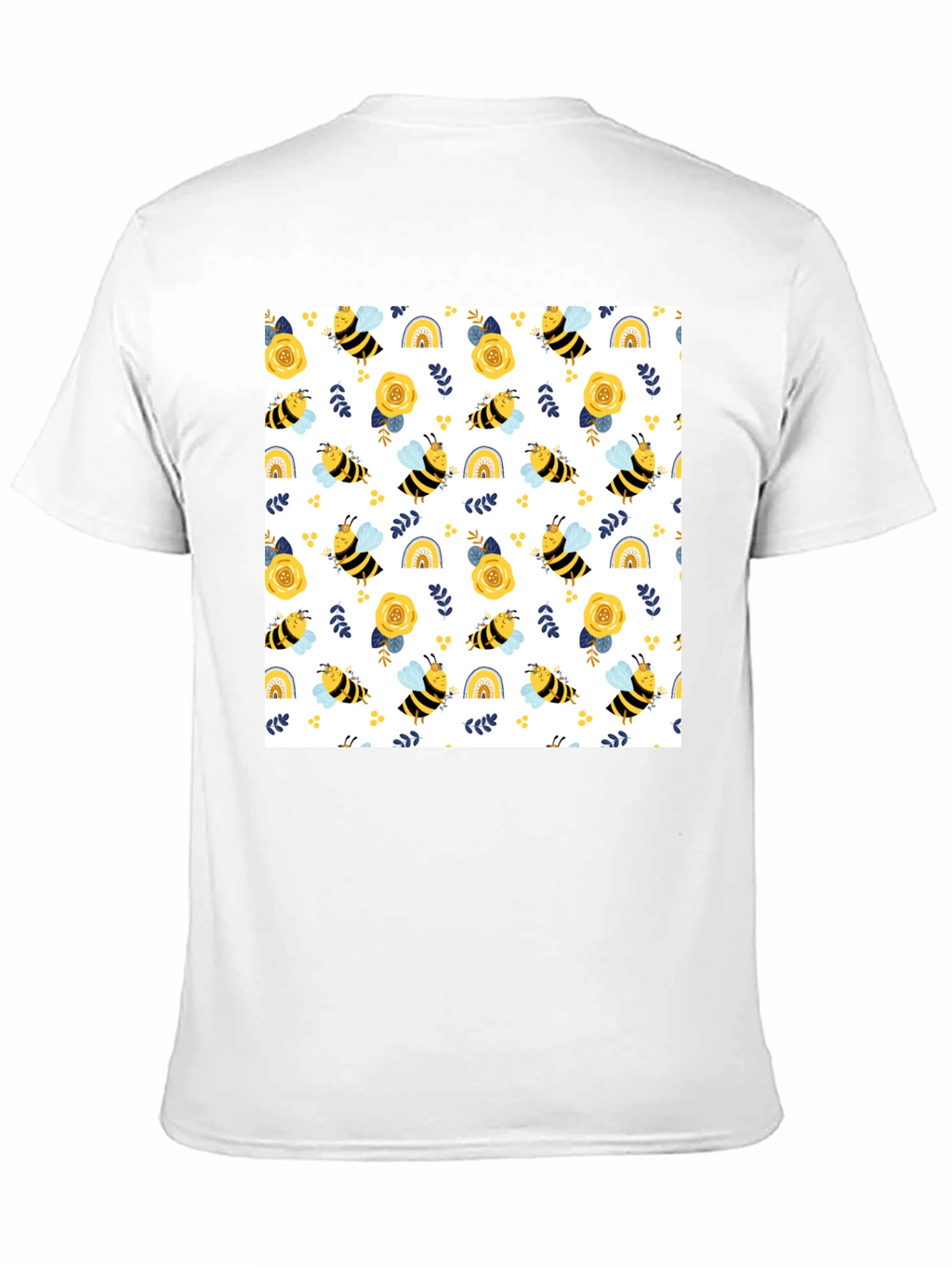 Honey Bee Pattern T-Shirt