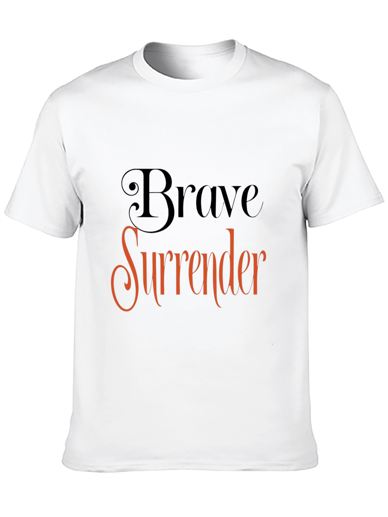 Brave Surrender Graphic Tee - Stylish Comfort