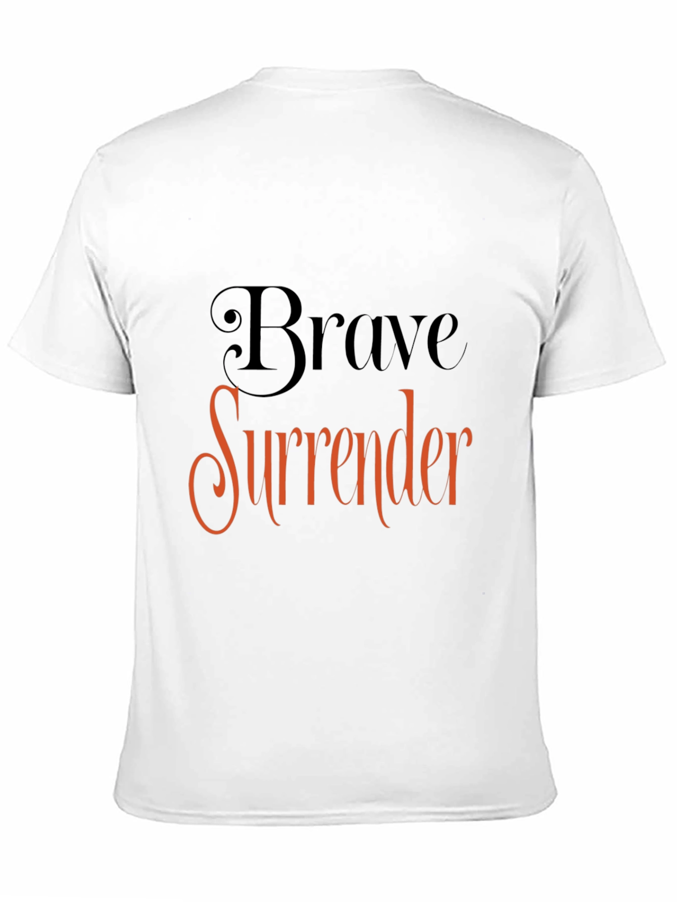 Brave Surrender Graphic Tee - Stylish Comfort