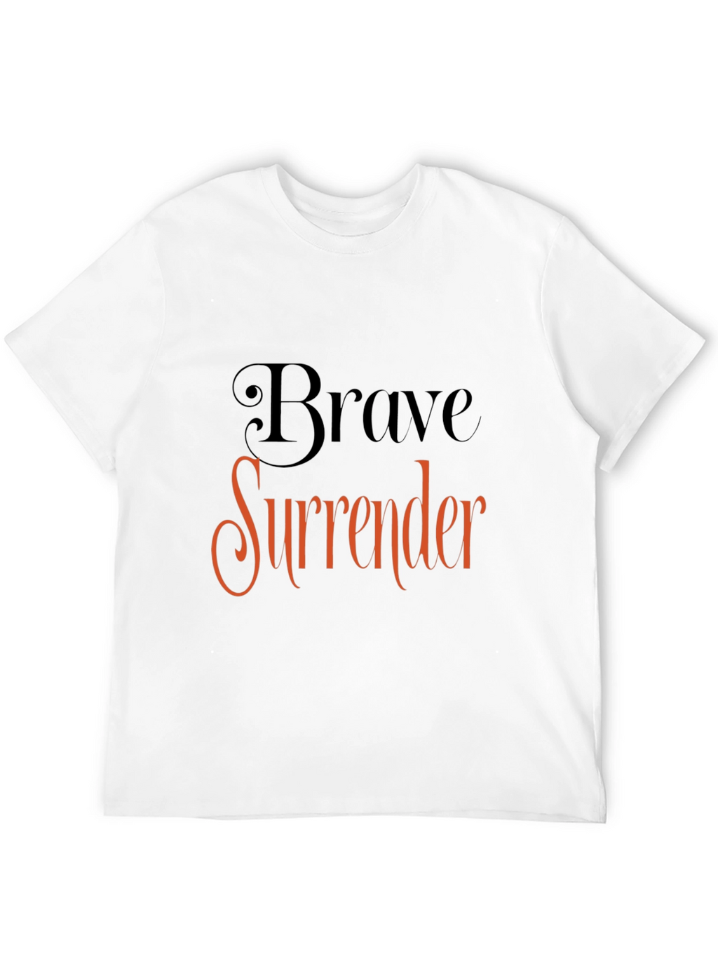 Brave Surrender Graphic Tee - Stylish Comfort