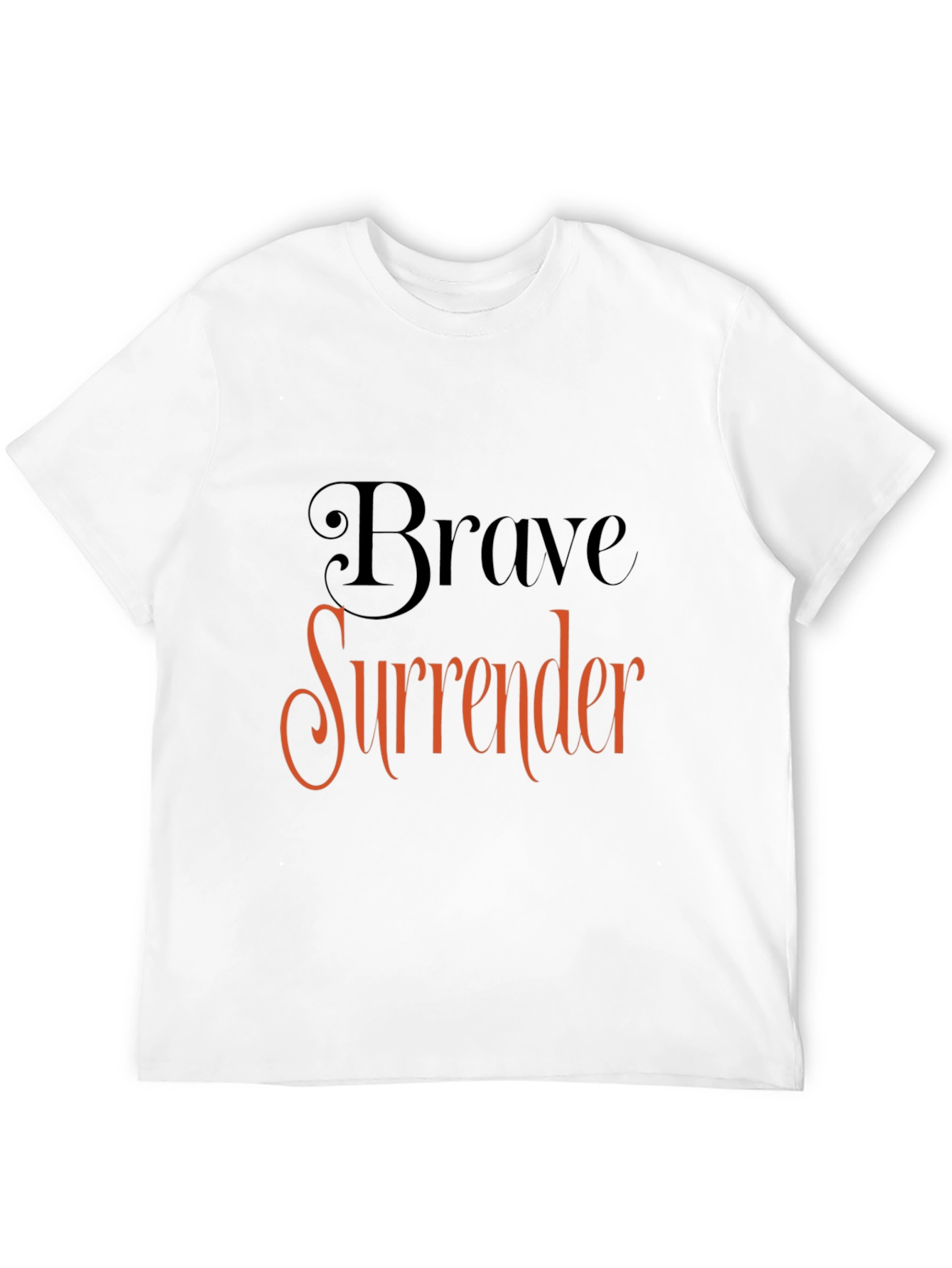 Brave Surrender Graphic Tee - Stylish Comfort