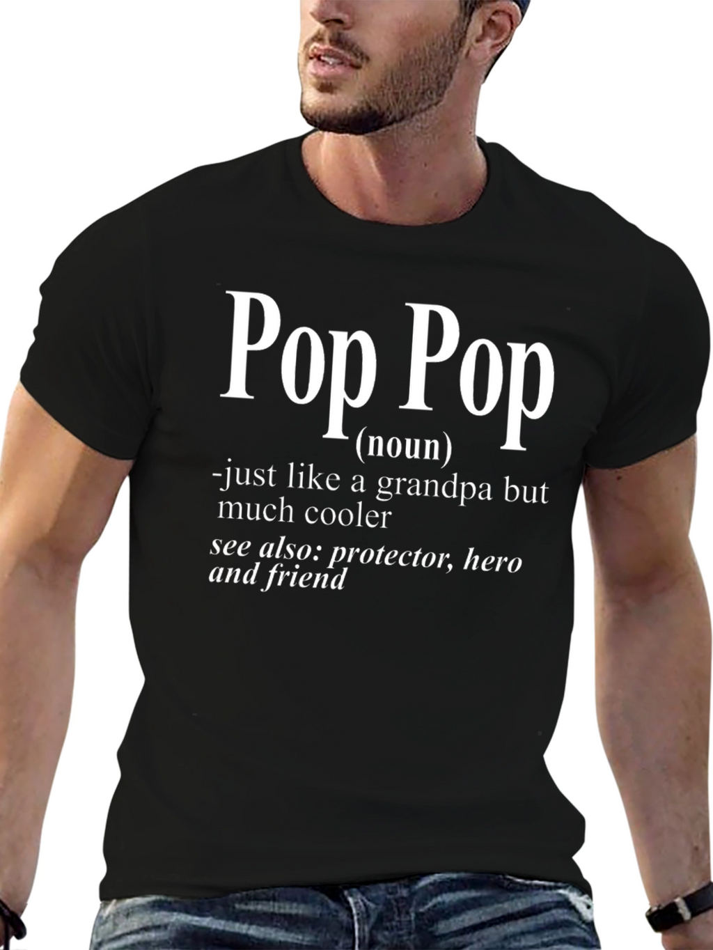 Cool Pop Pop Definition T-Shirt