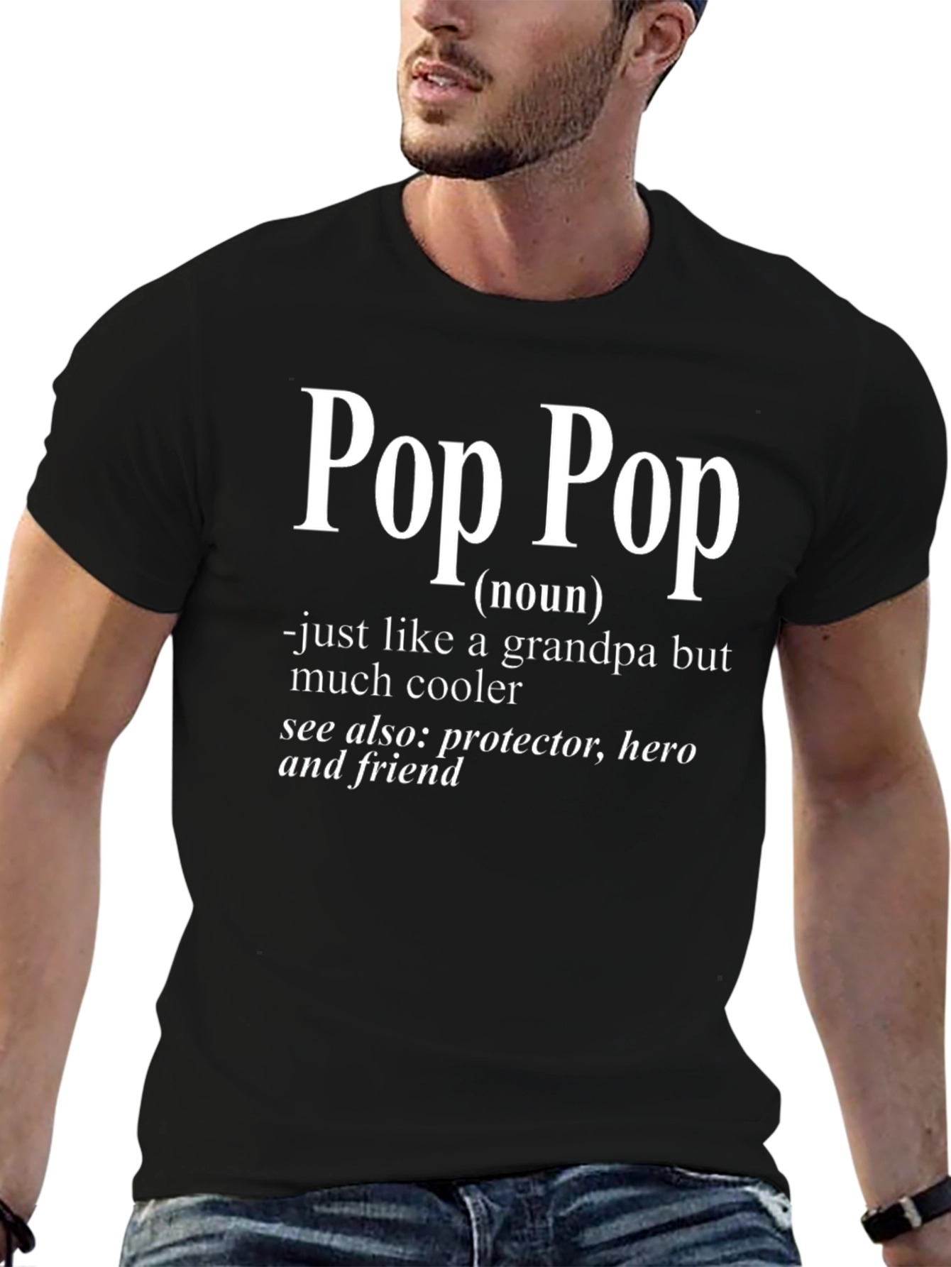 Cool Pop Pop Definition T-Shirt