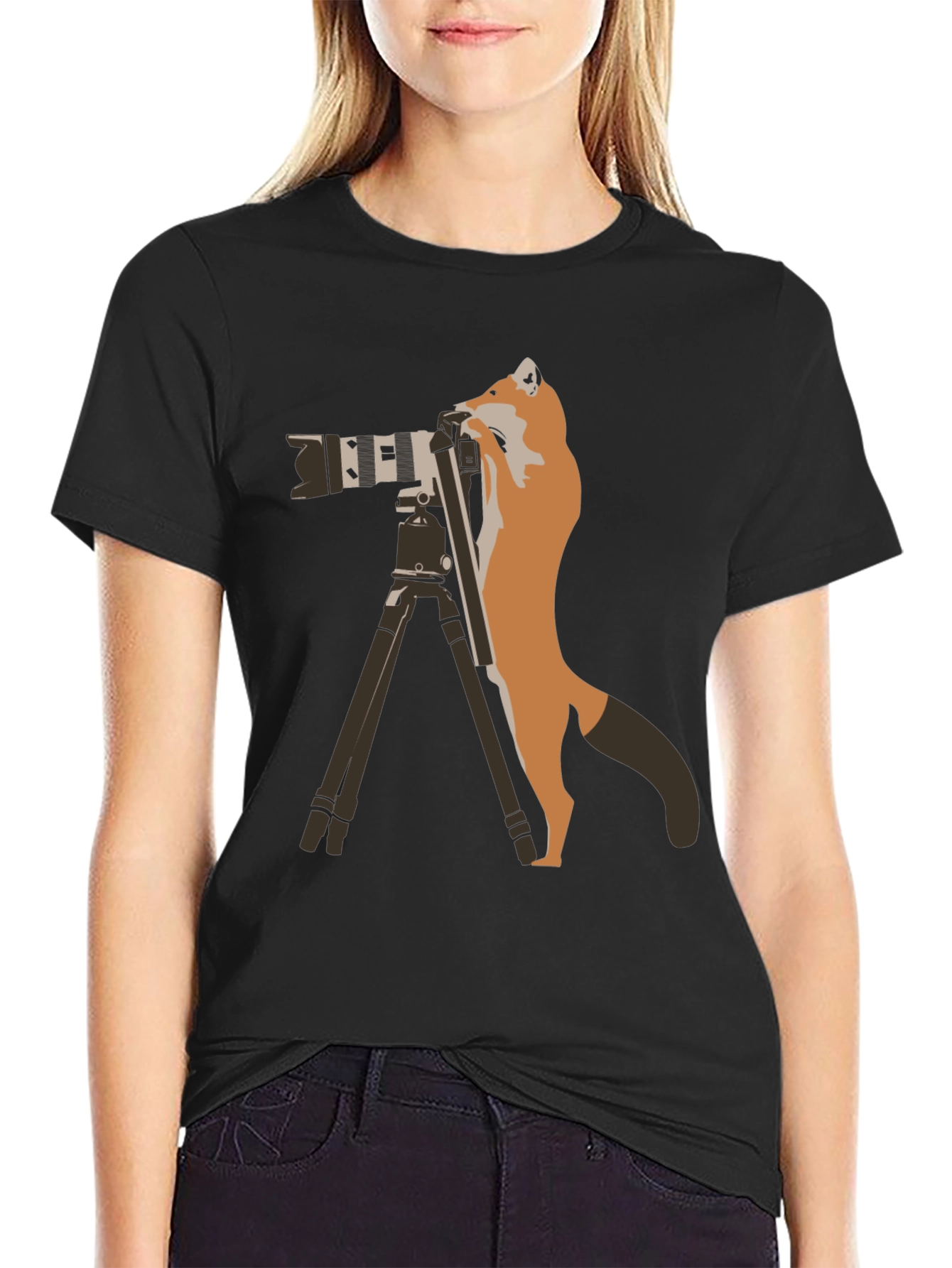 Fox Photographer T-Shirt - Wildlife Photography Apparel