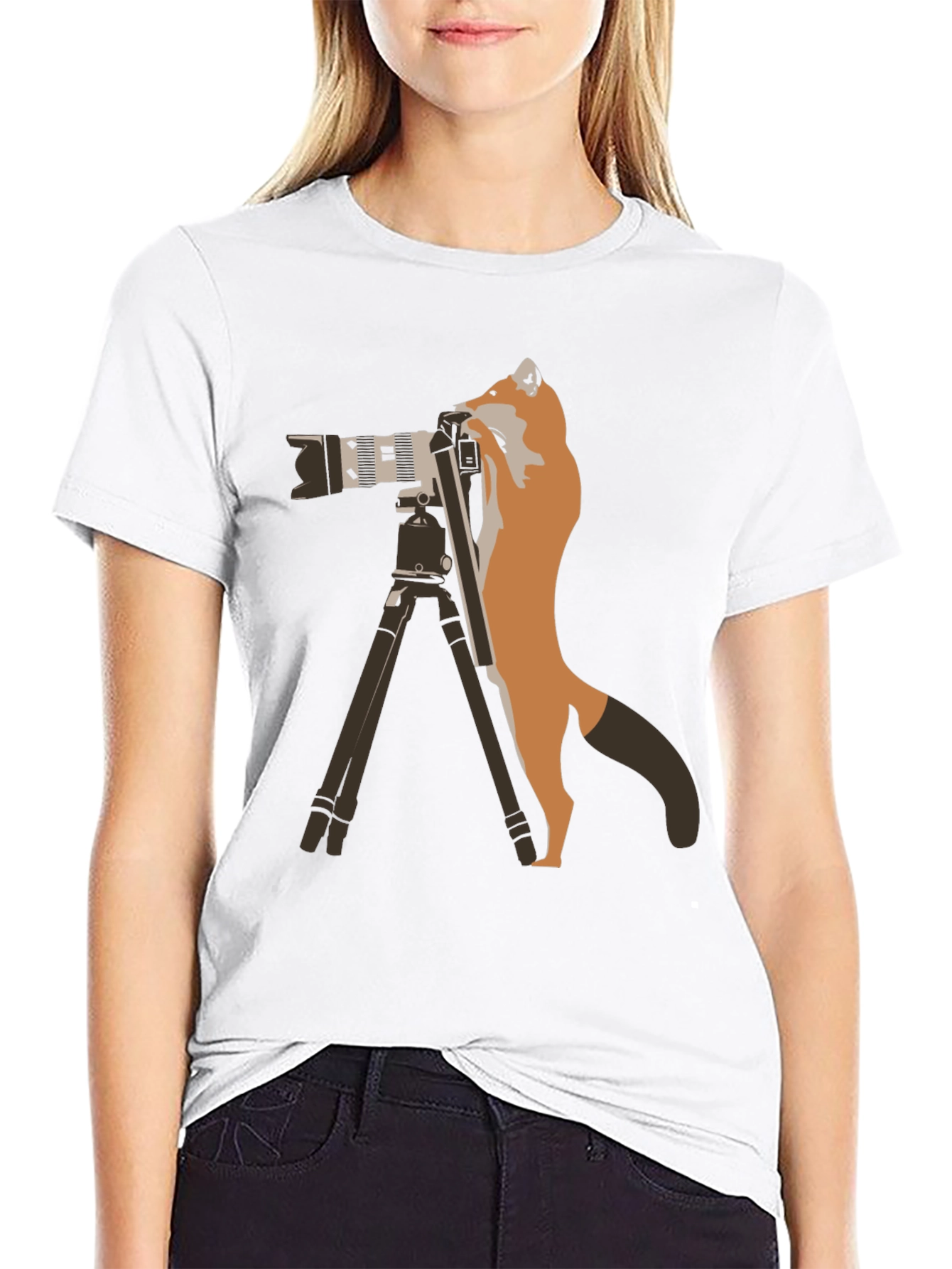 Fox Photographer T-Shirt - Wildlife Photography Apparel