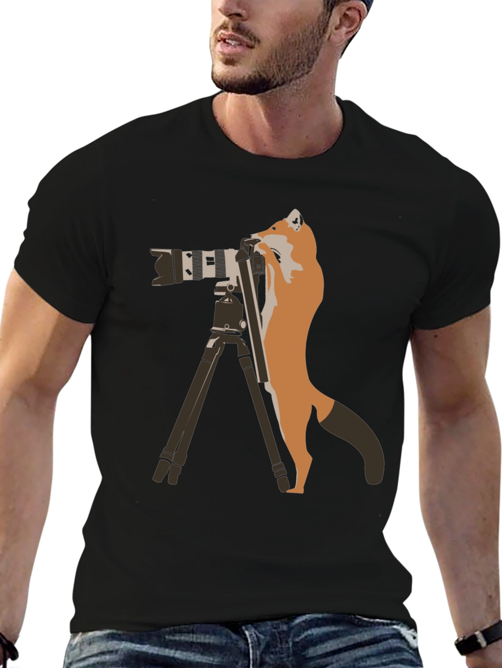 Fox Photographer T-Shirt - Wildlife Photography Apparel