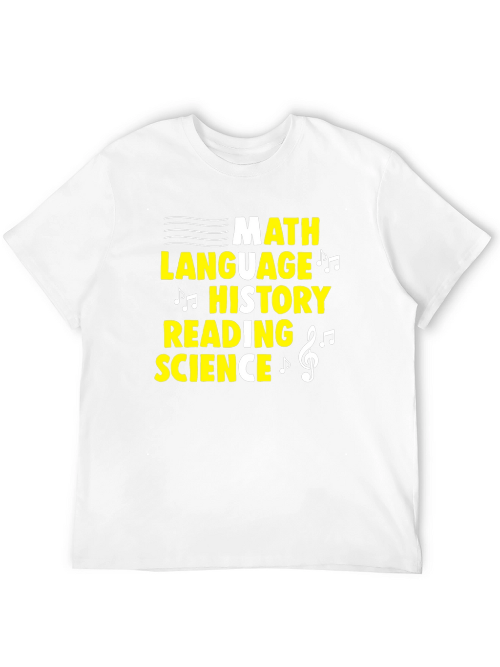 Music-Themed Subject T-Shirt