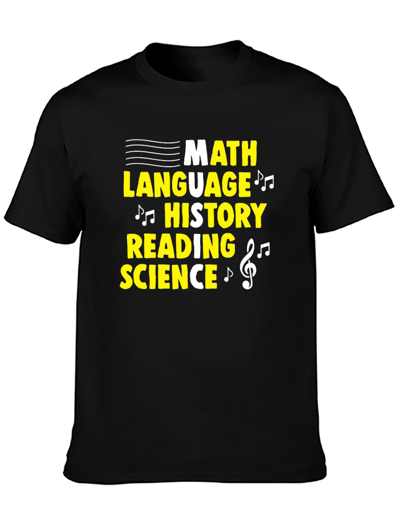 Music-Themed Subject T-Shirt