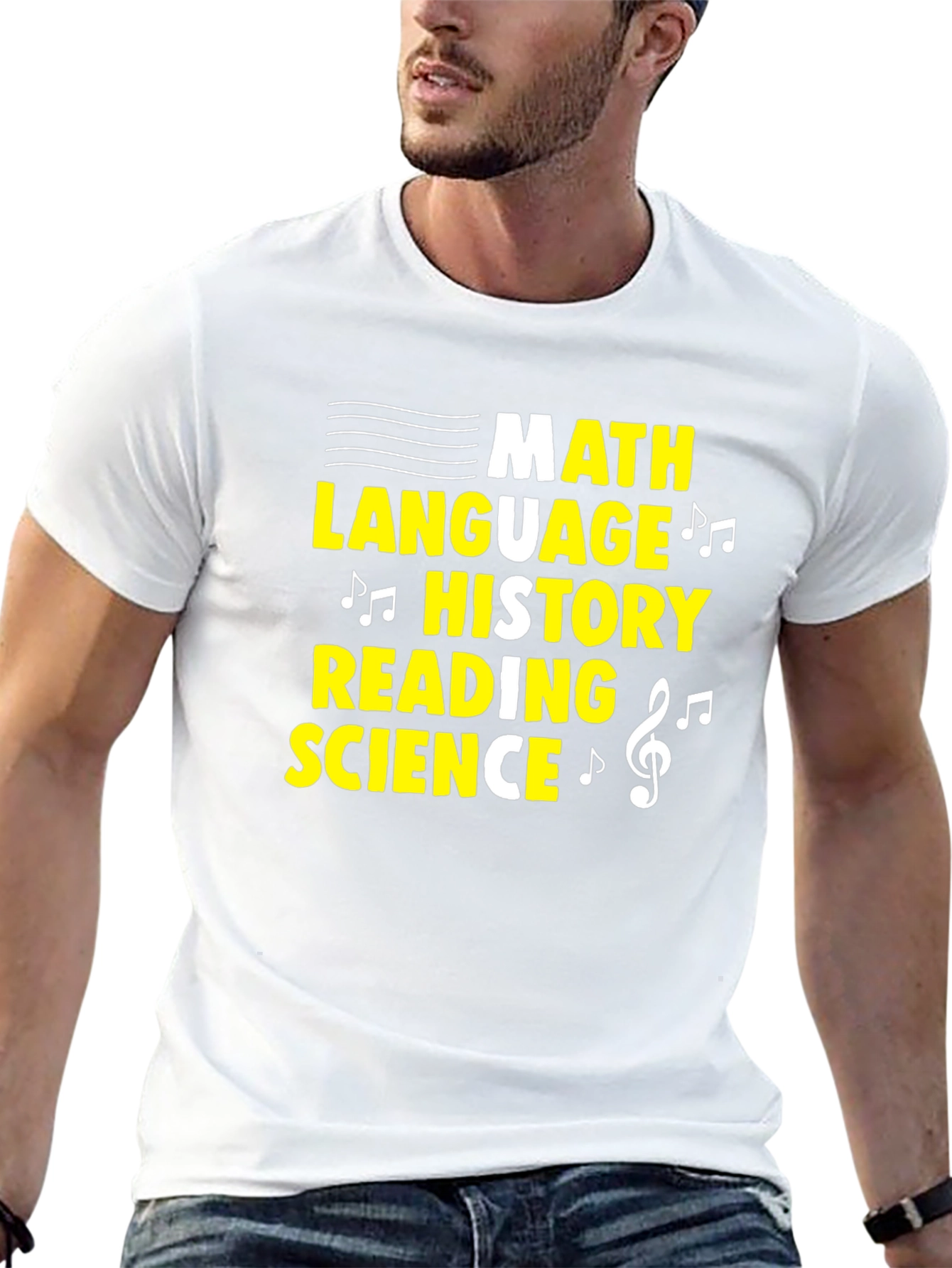 Music-Themed Subject T-Shirt