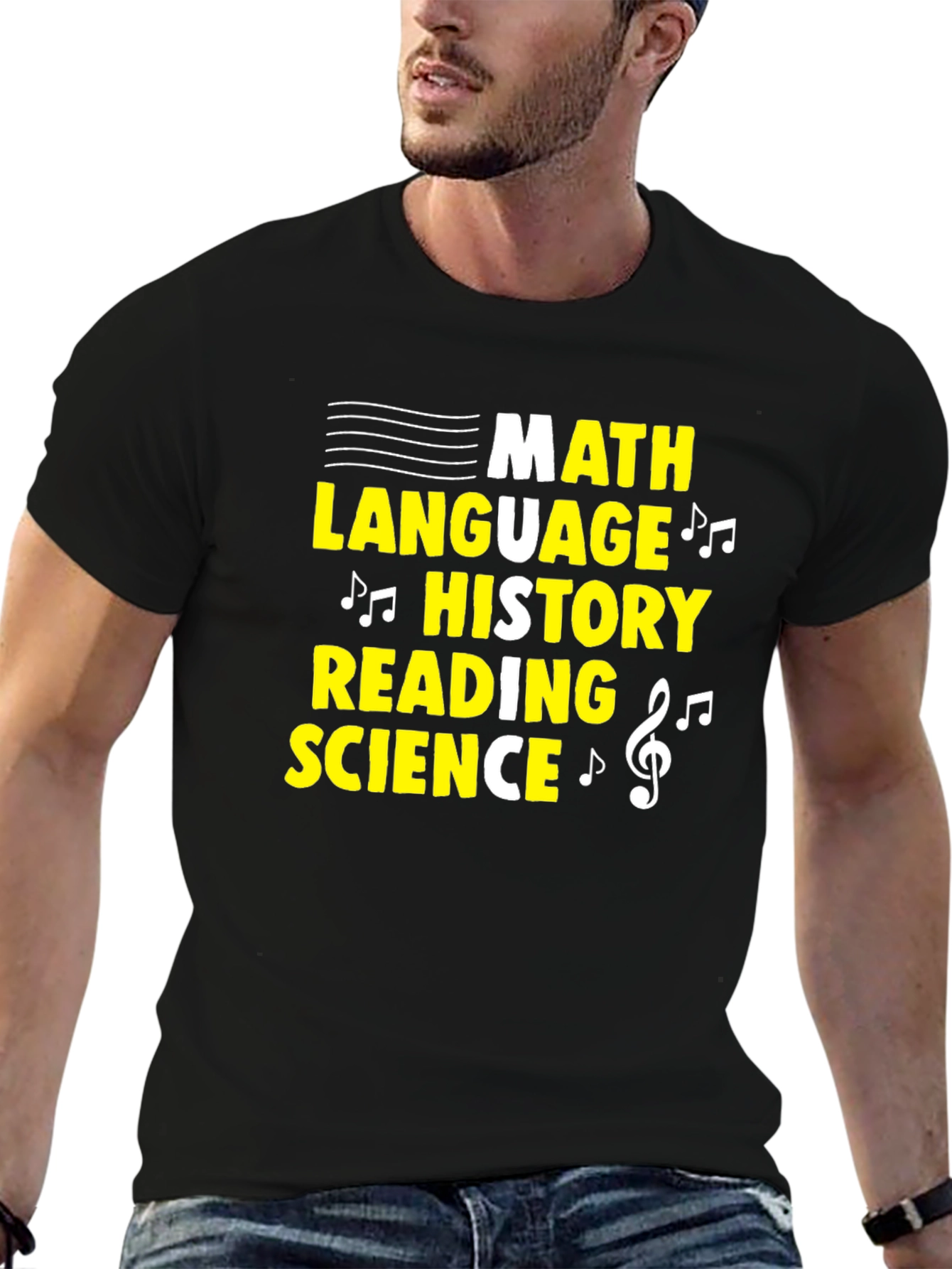 Music-Themed Subject T-Shirt