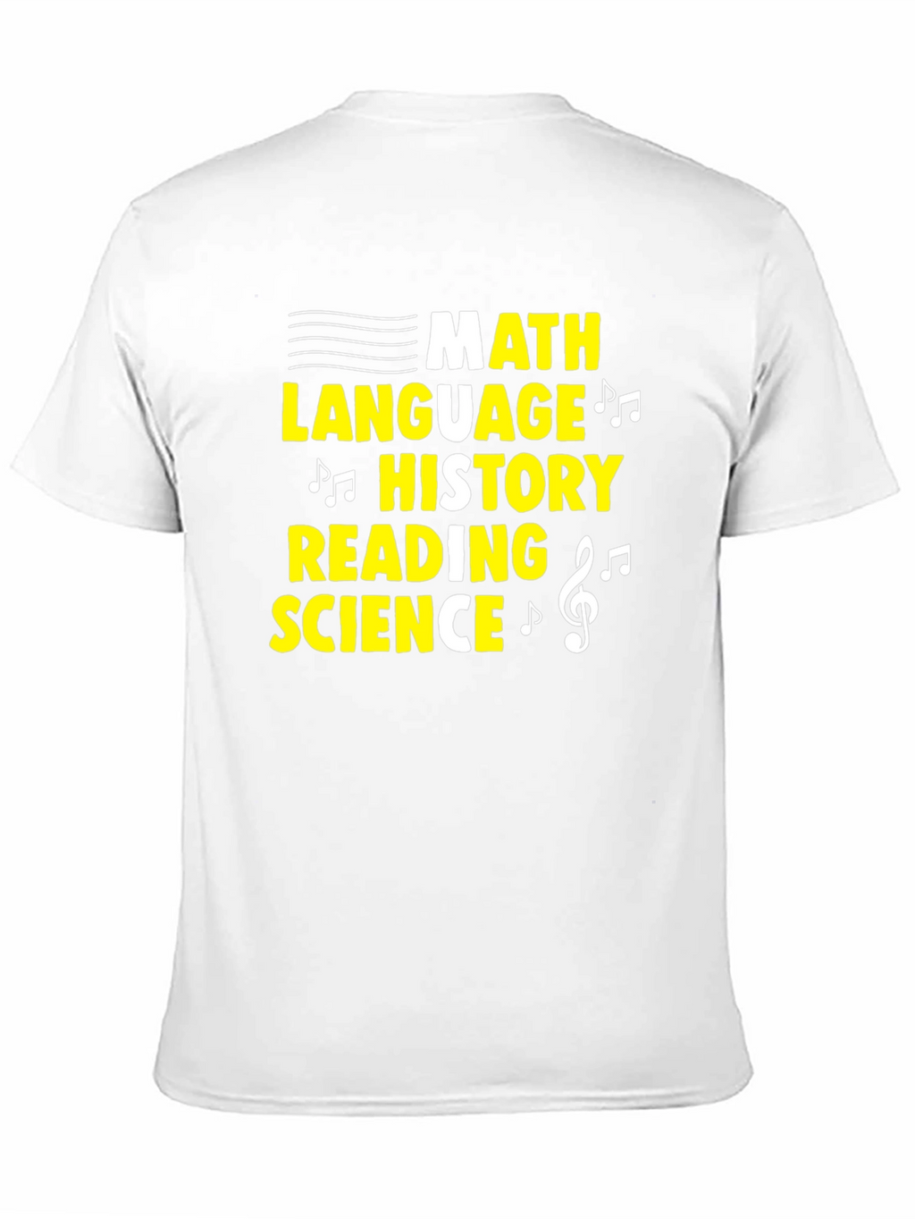 Music-Themed Subject T-Shirt