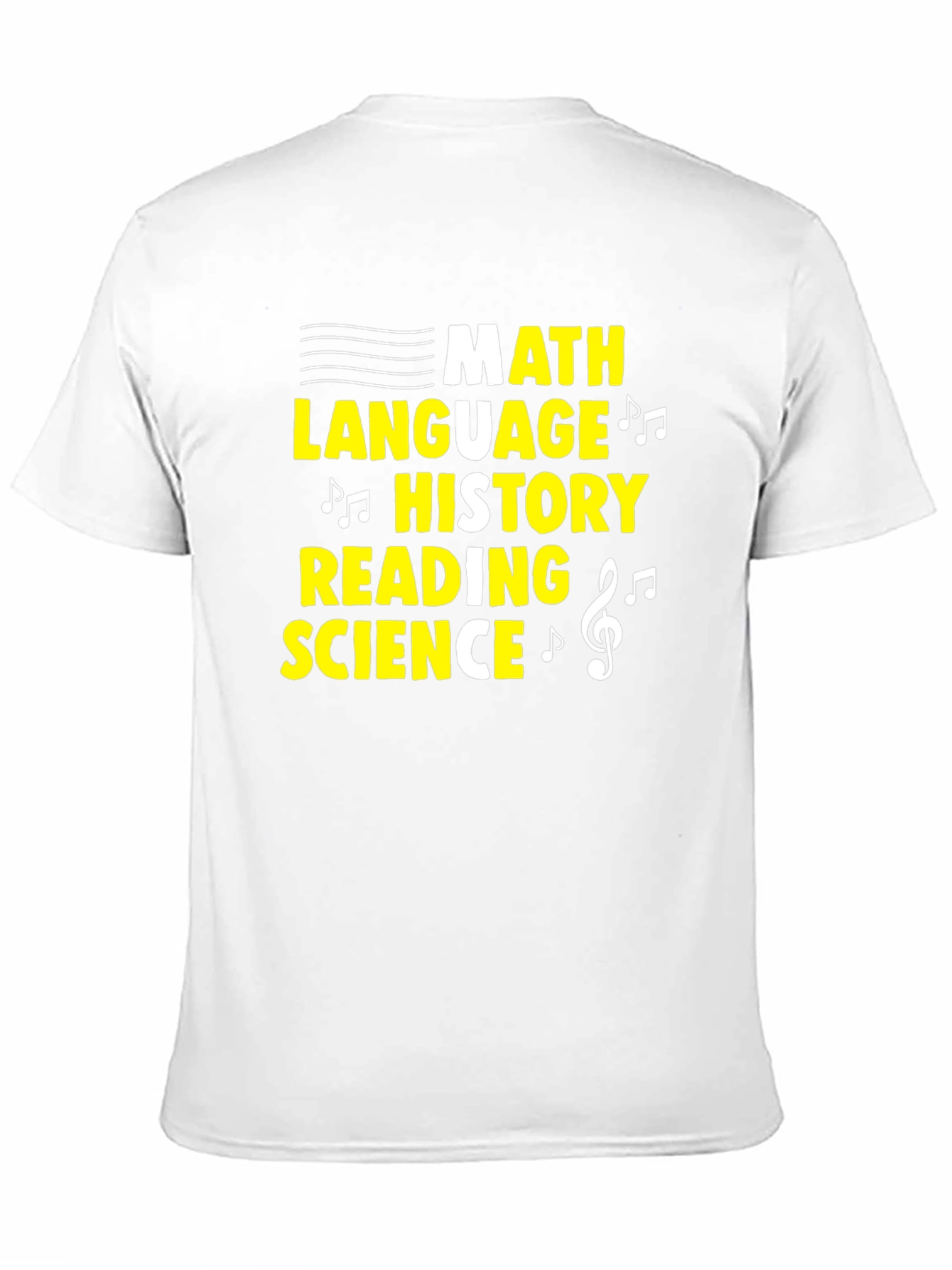 Music-Themed Subject T-Shirt