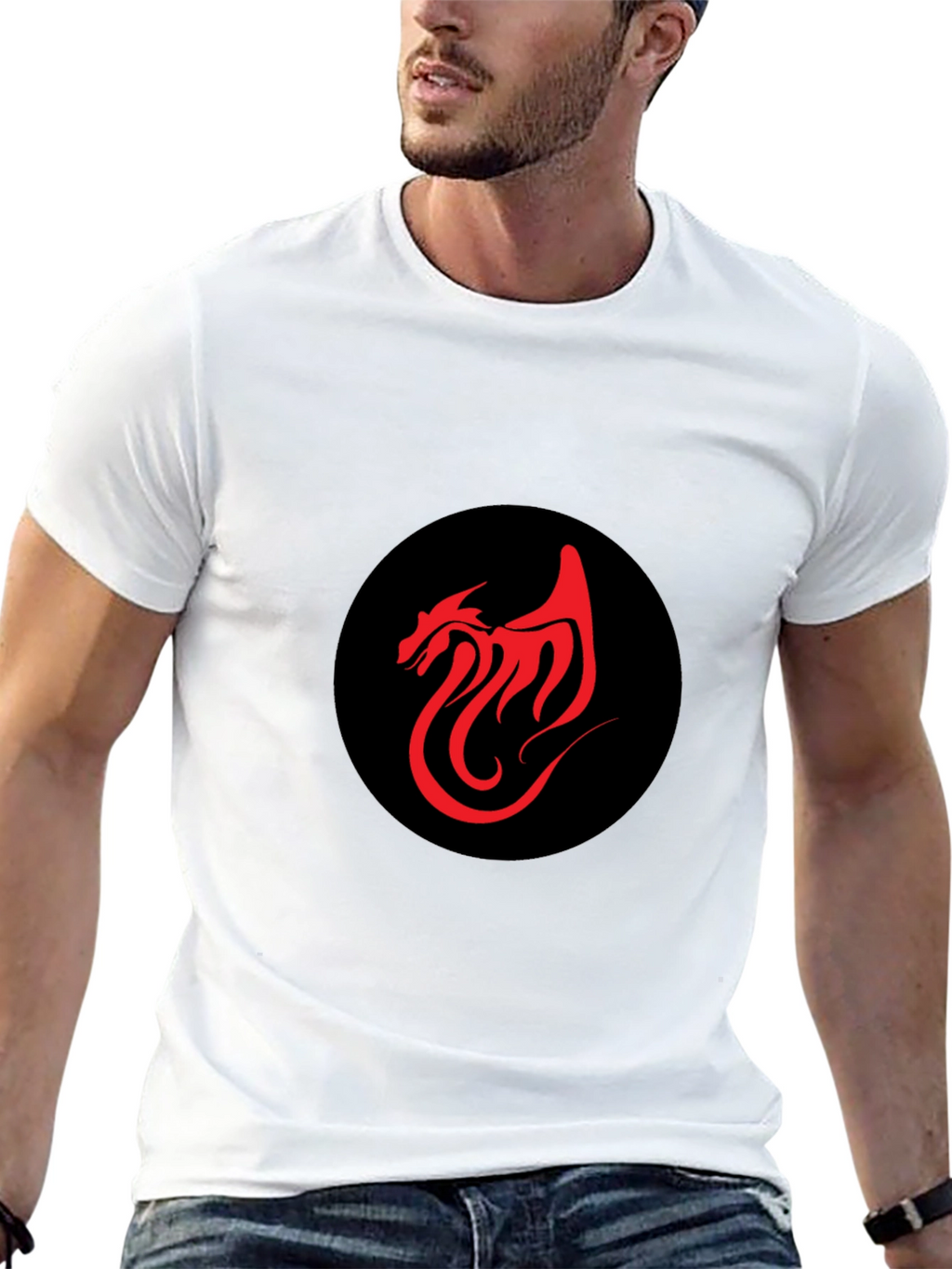 Dragon Emblem Black T-Shirt