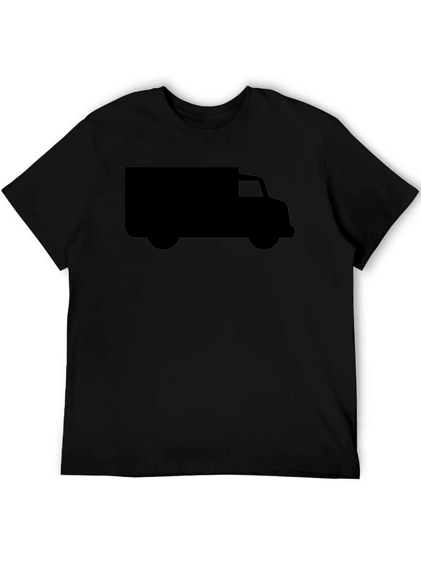 Truck Graphic Tee - Modern Black T-Shirt