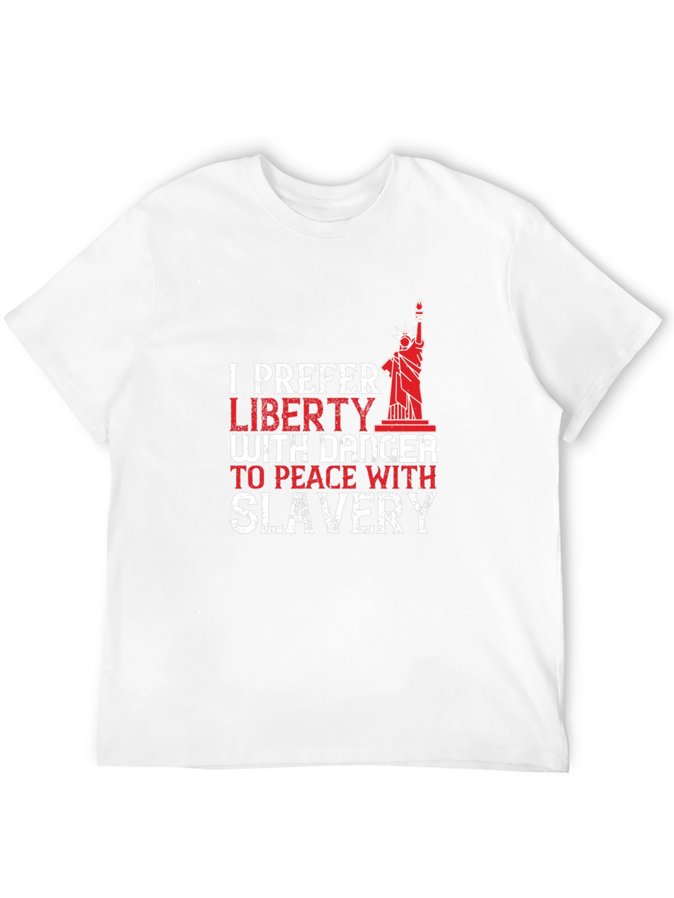 Liberty with Danger Mens T-Shirt