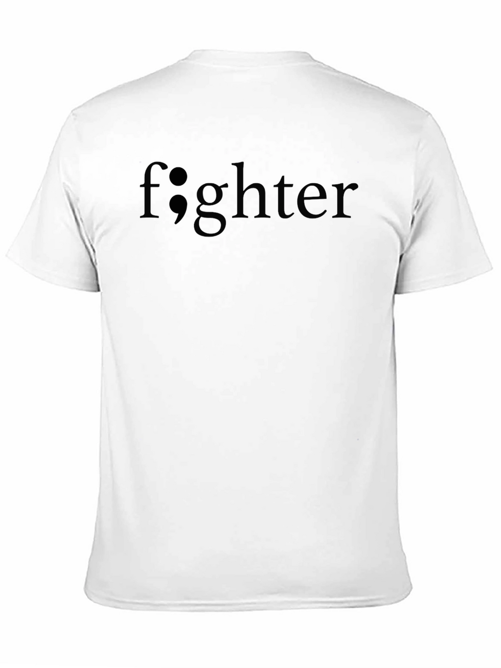 Semicolon Fighter Black T-Shirt