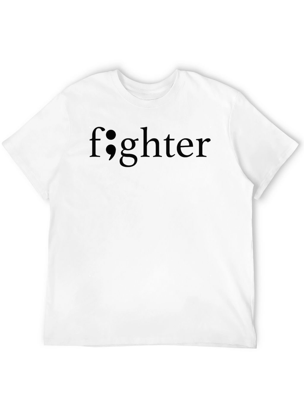 Semicolon Fighter Black T-Shirt