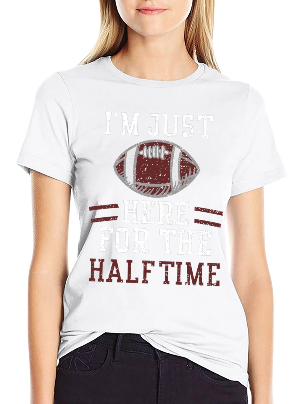 Im Just Here for the Halftime Football T-Shirt