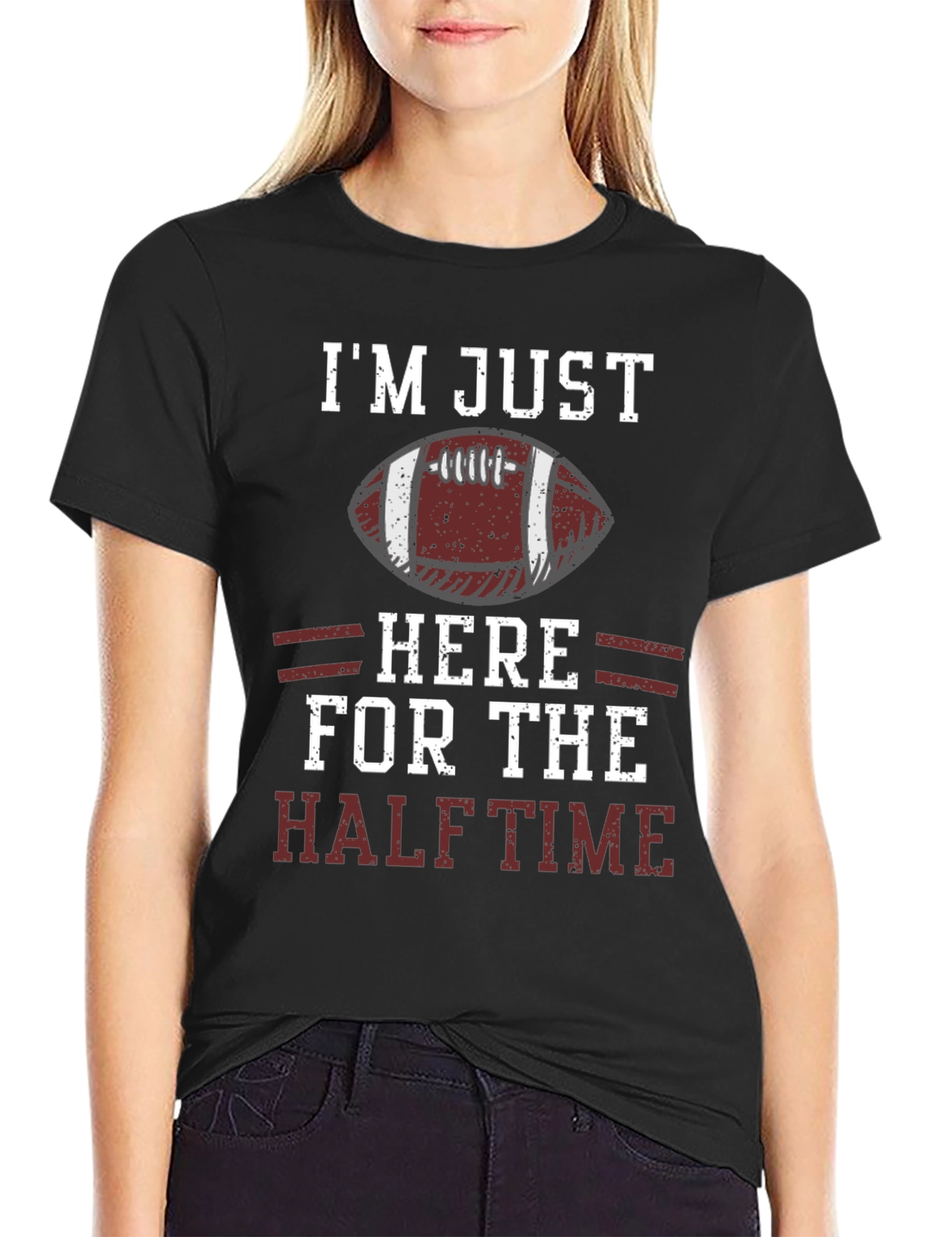 Im Just Here for the Halftime Football T-Shirt