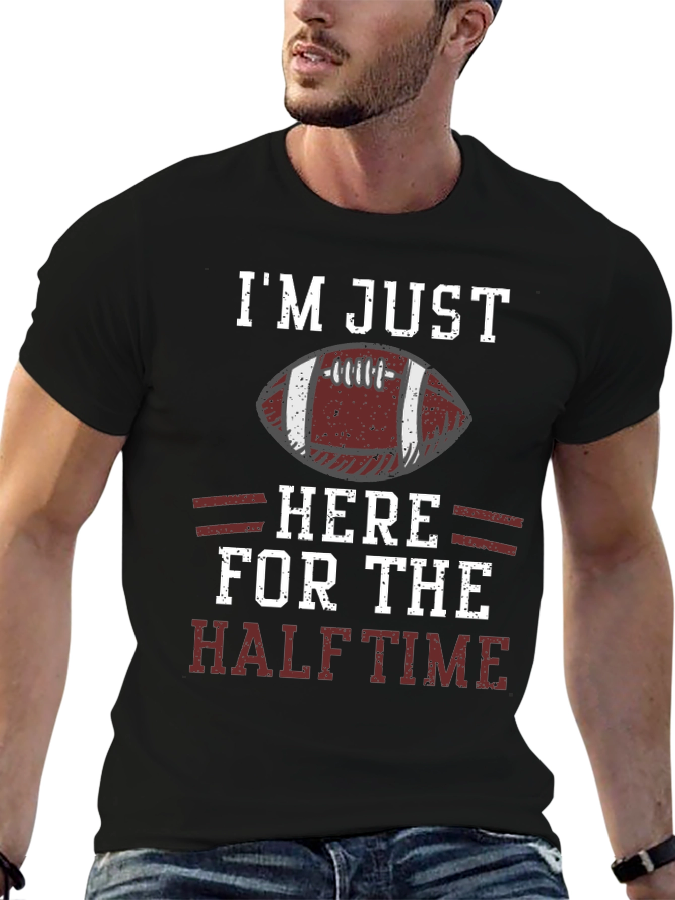 Im Just Here for the Halftime Football T-Shirt