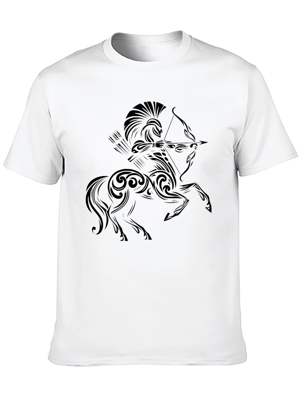 Centaur Archer Graphic Tee - Stylish Black T-Shirt