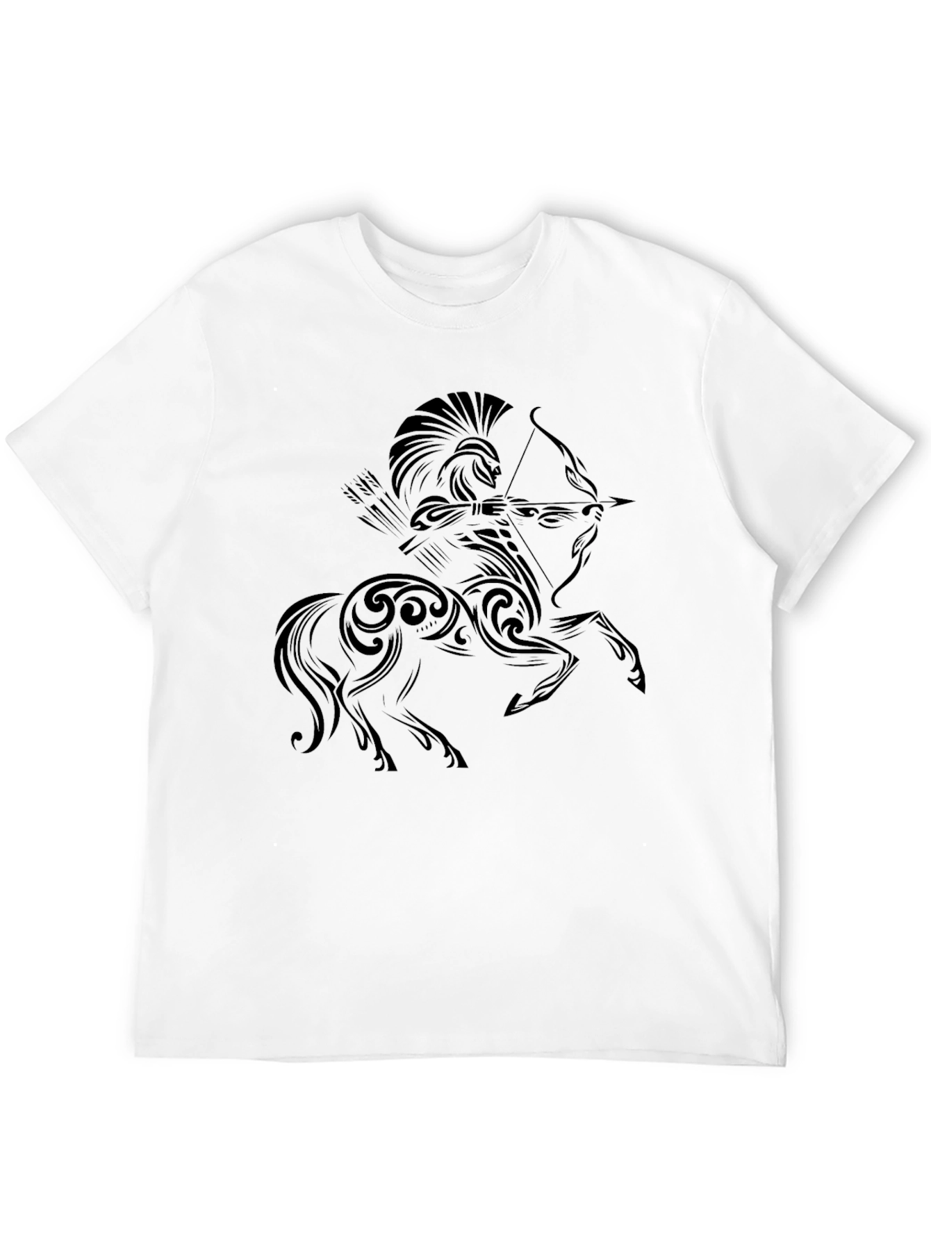 Centaur Archer Graphic Tee - Stylish Black T-Shirt