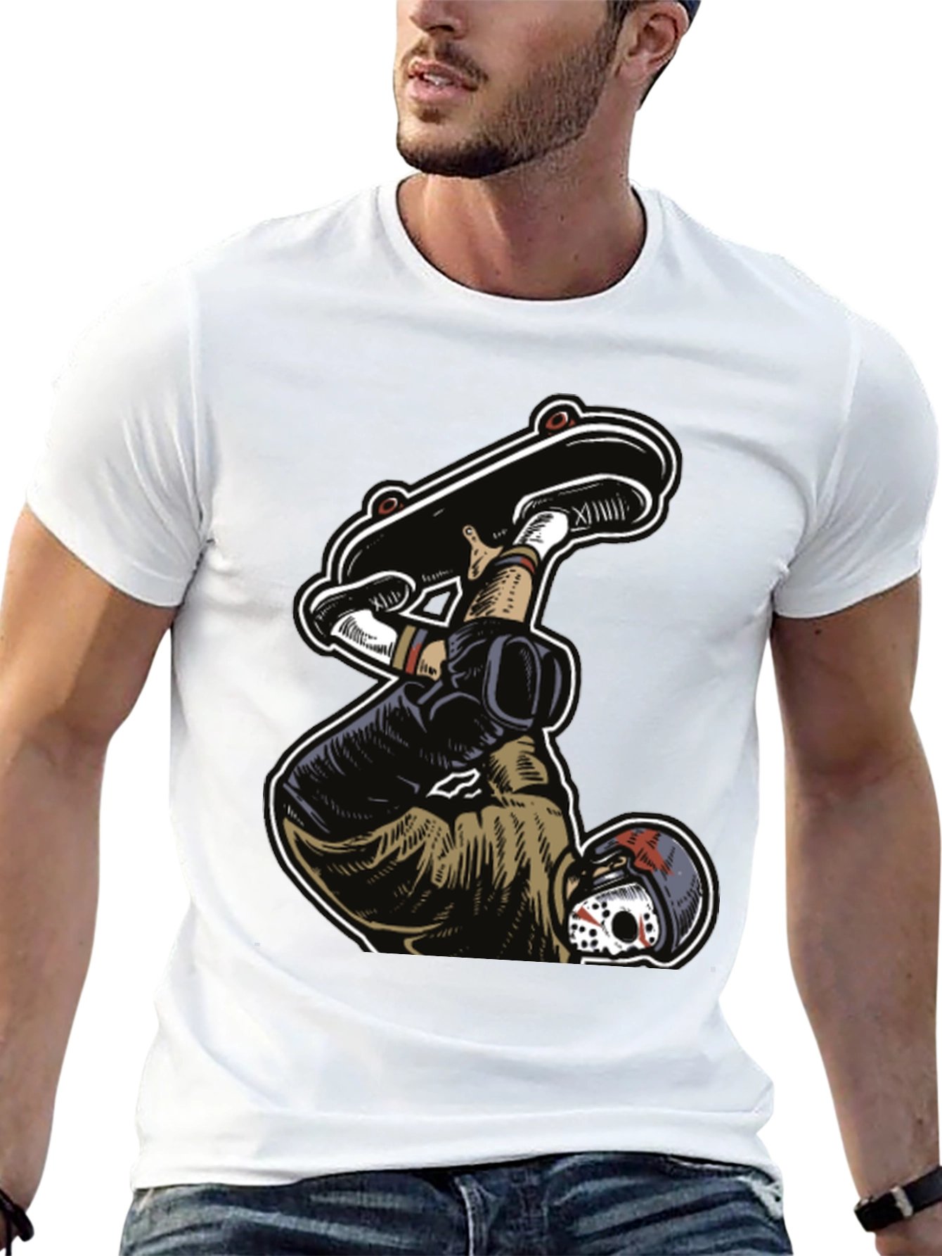 Skateboarding Jason Graphic Tee