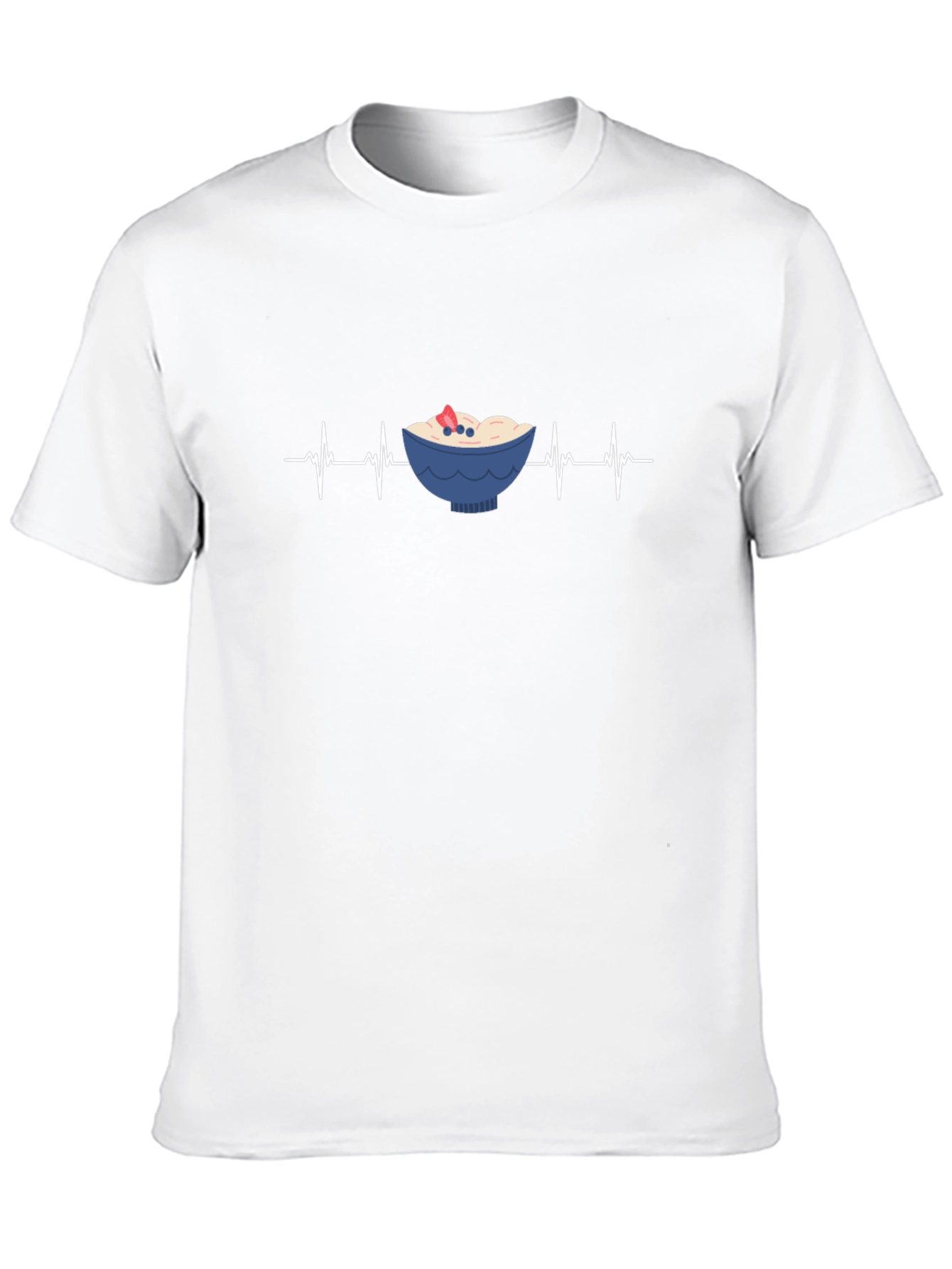 Oatmeal Heartbeat T-Shirt - Cute & Comfy