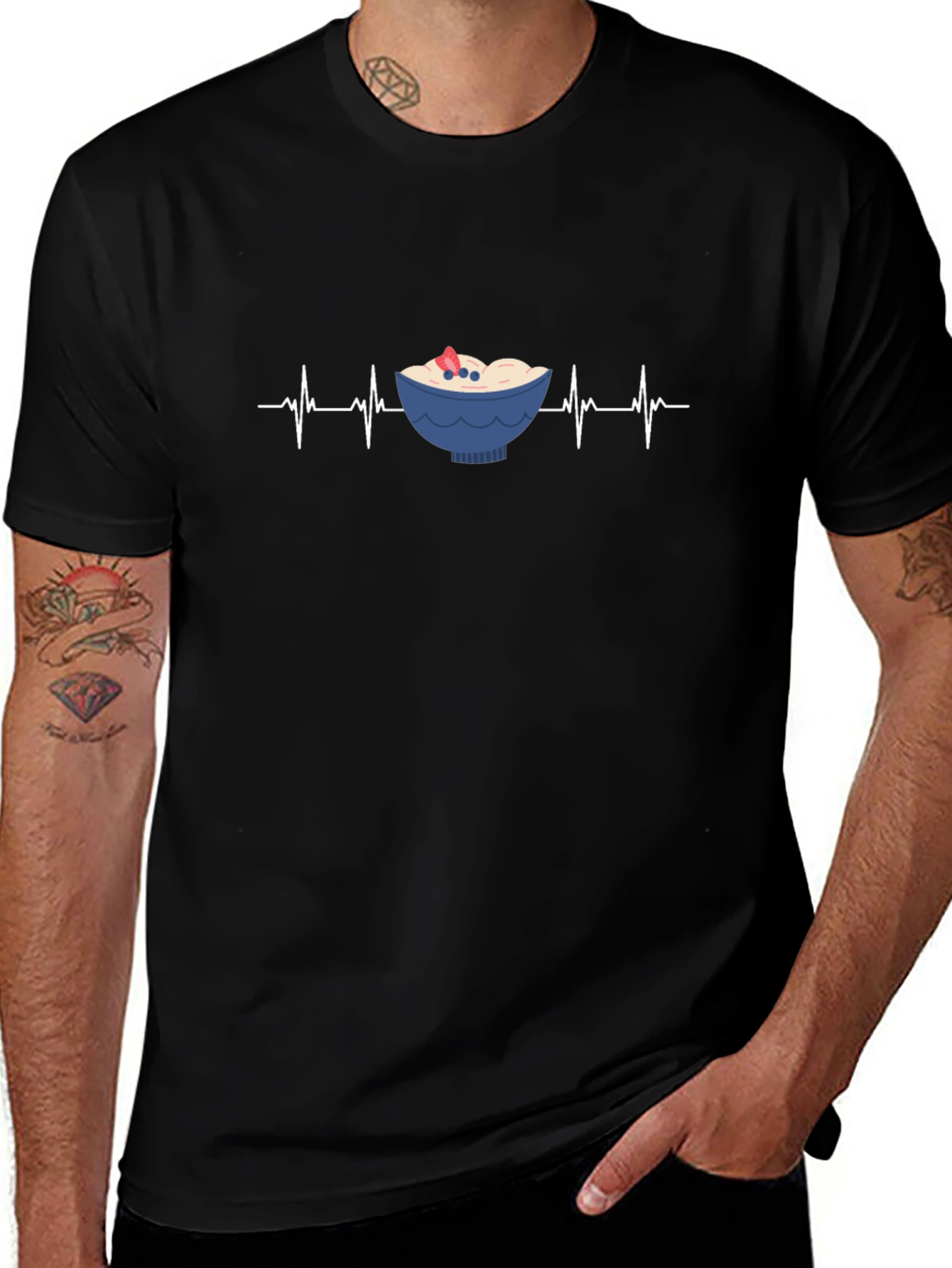 Oatmeal Heartbeat T-Shirt - Cute & Comfy