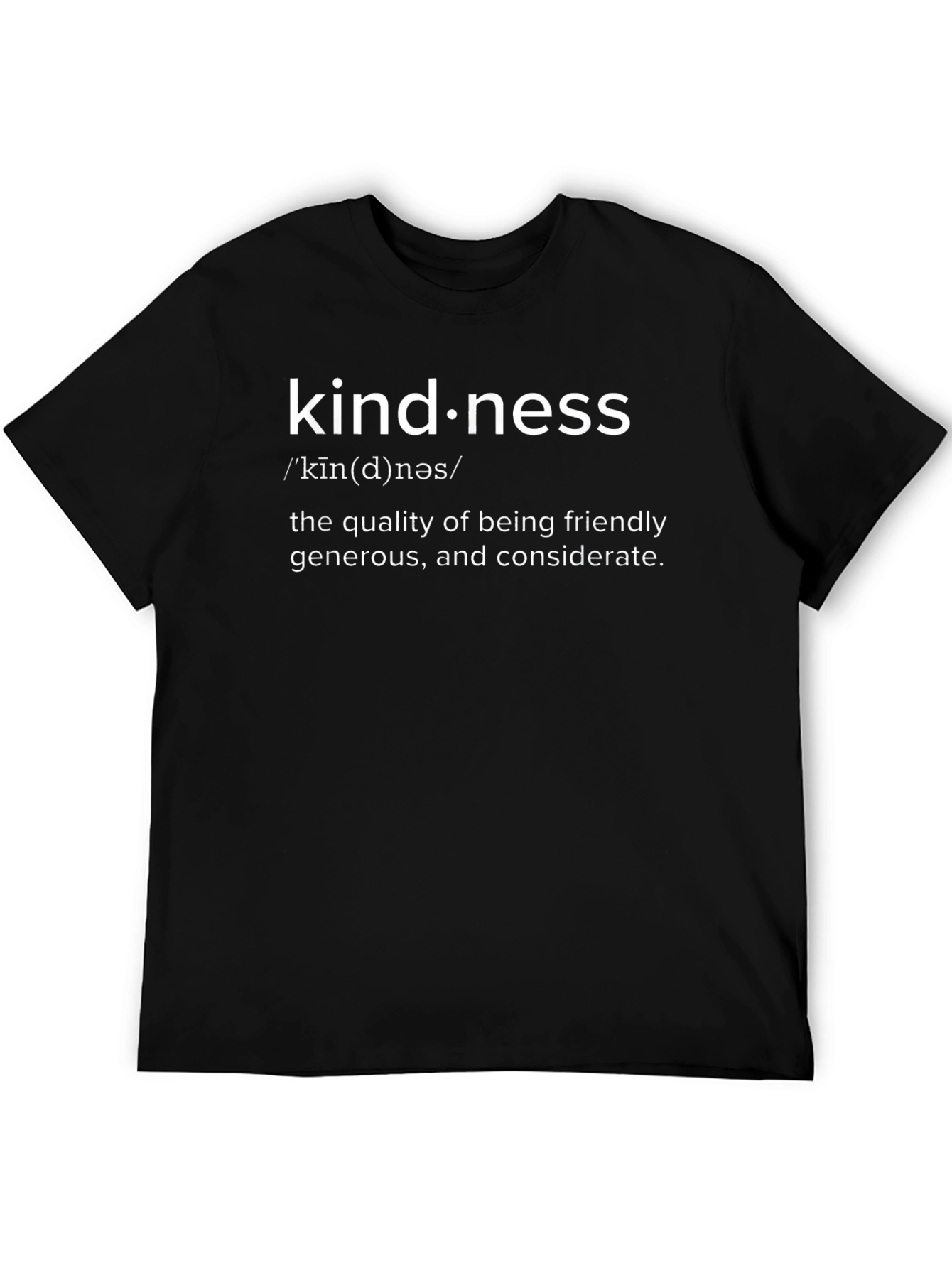 Kindness Definition Graphic T-Shirt - Unisex